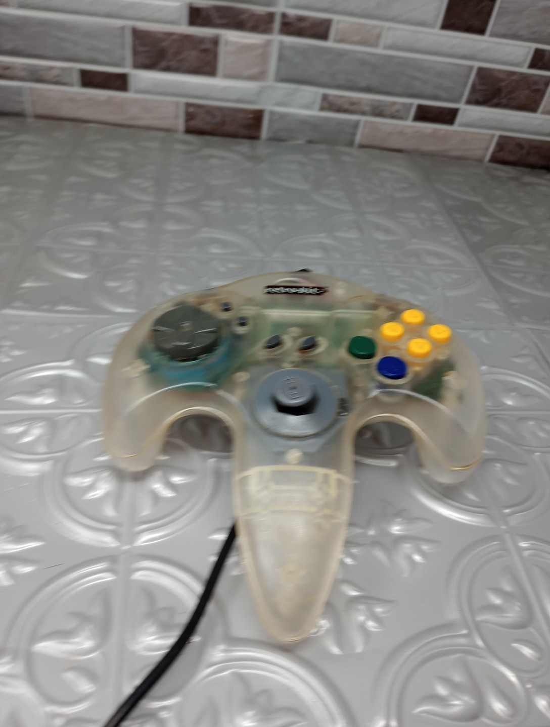 Nintendo 64 System 32MB Home Console Charcoal Gray W/ 3 Controllers , Cords