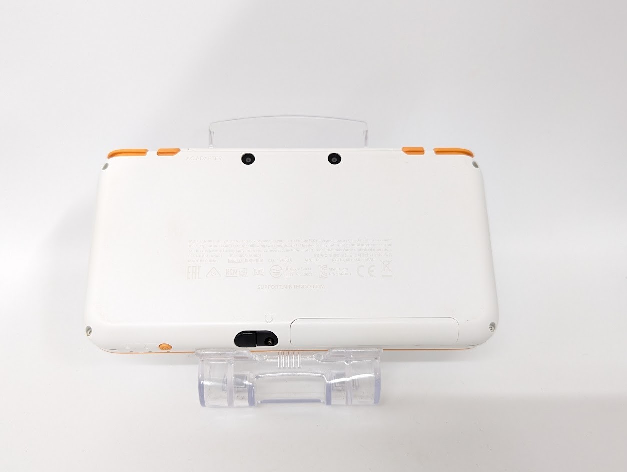 B7031 Nintendo new 2DS console LL XL White x Orange w/pen memory 4GB fx