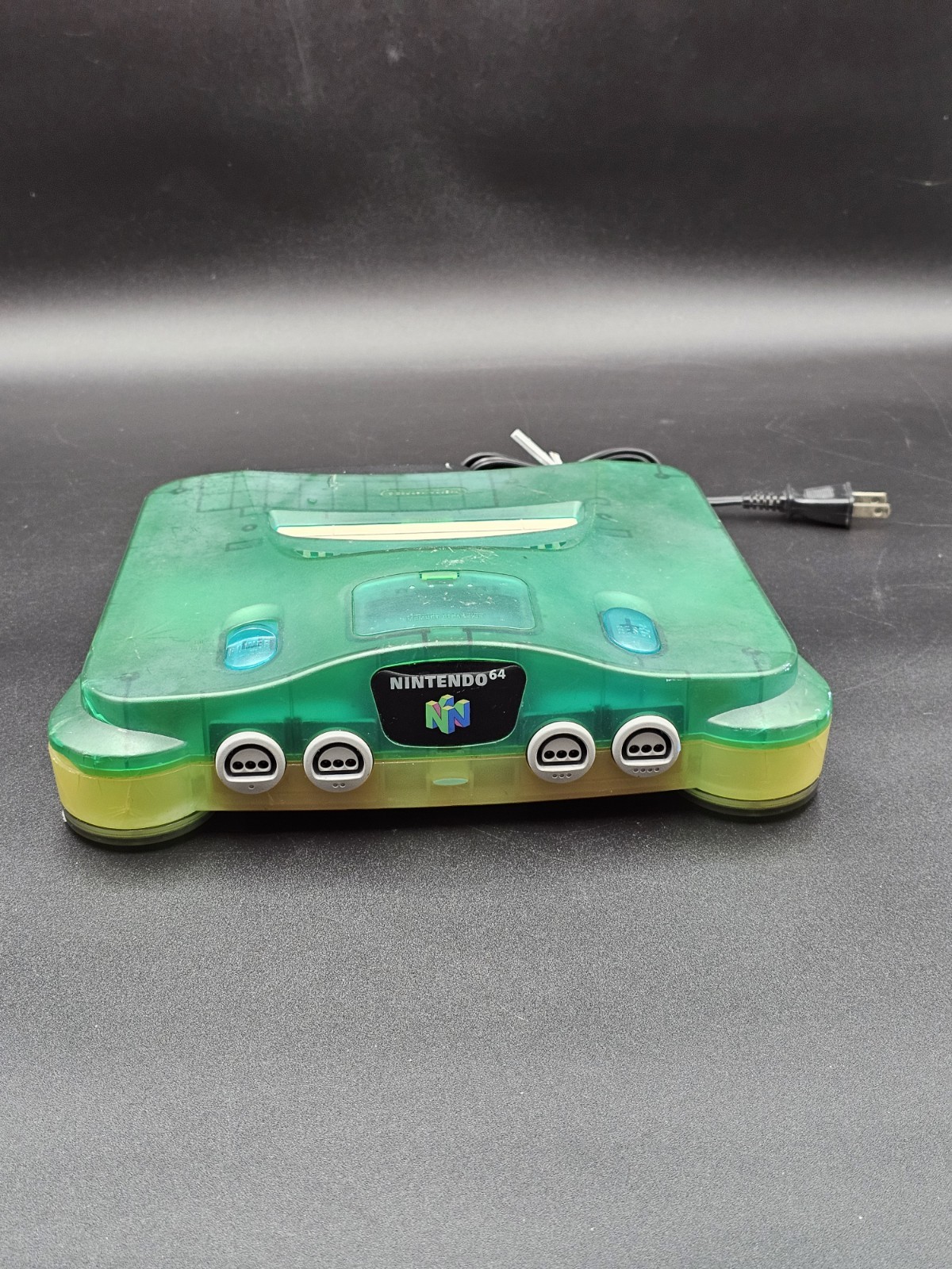 Nintendo 64 Clear Blue Console Only (READ DESCRIPTION) Poor Condition