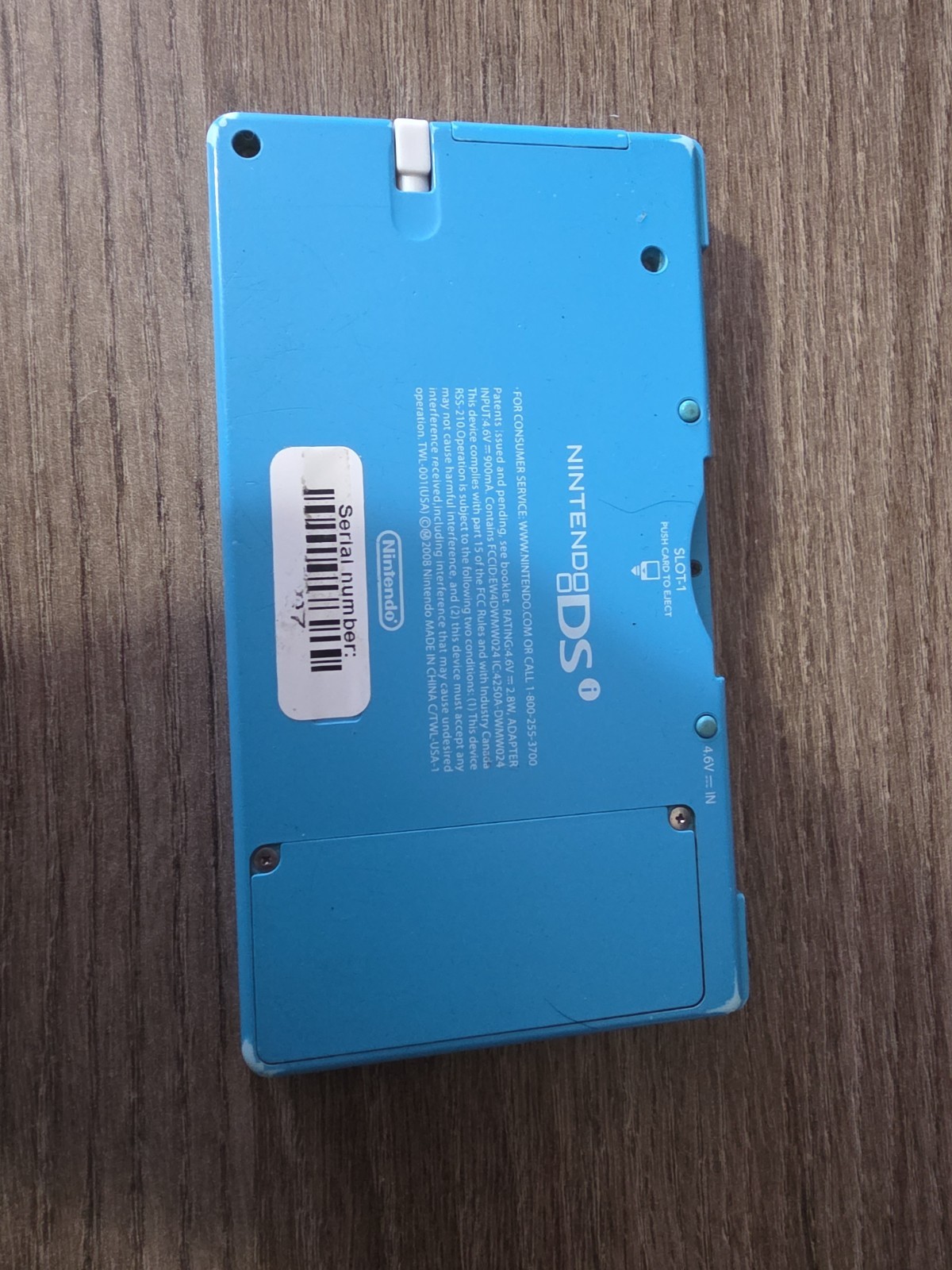 Nintendo DSi Light Blue Handheld Console Game System