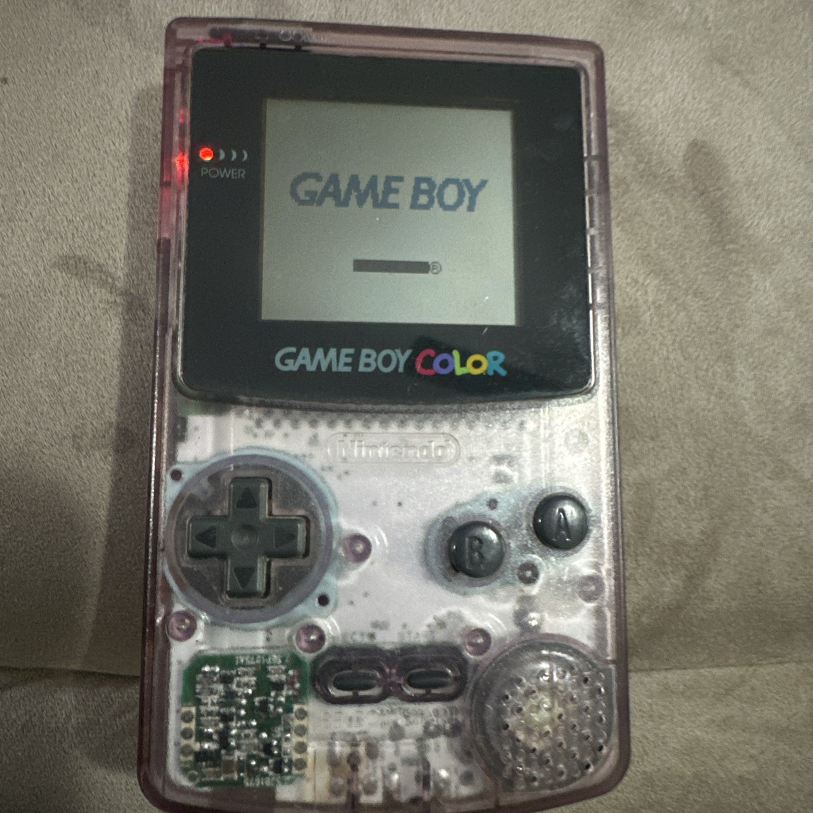 Nintendo Gameboy Color CGB-001 atomic purple . Tested!