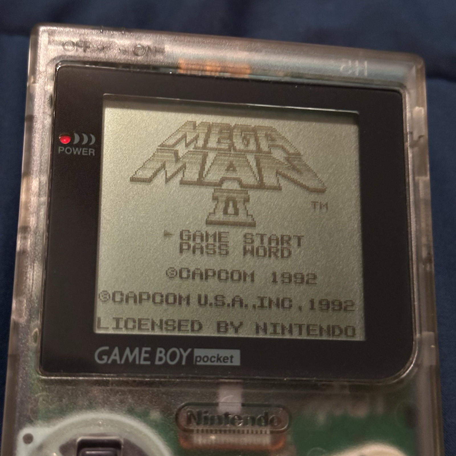 Nintendo Game Boy Pocket MGB-001 Clear Handheld System – Tested & Working