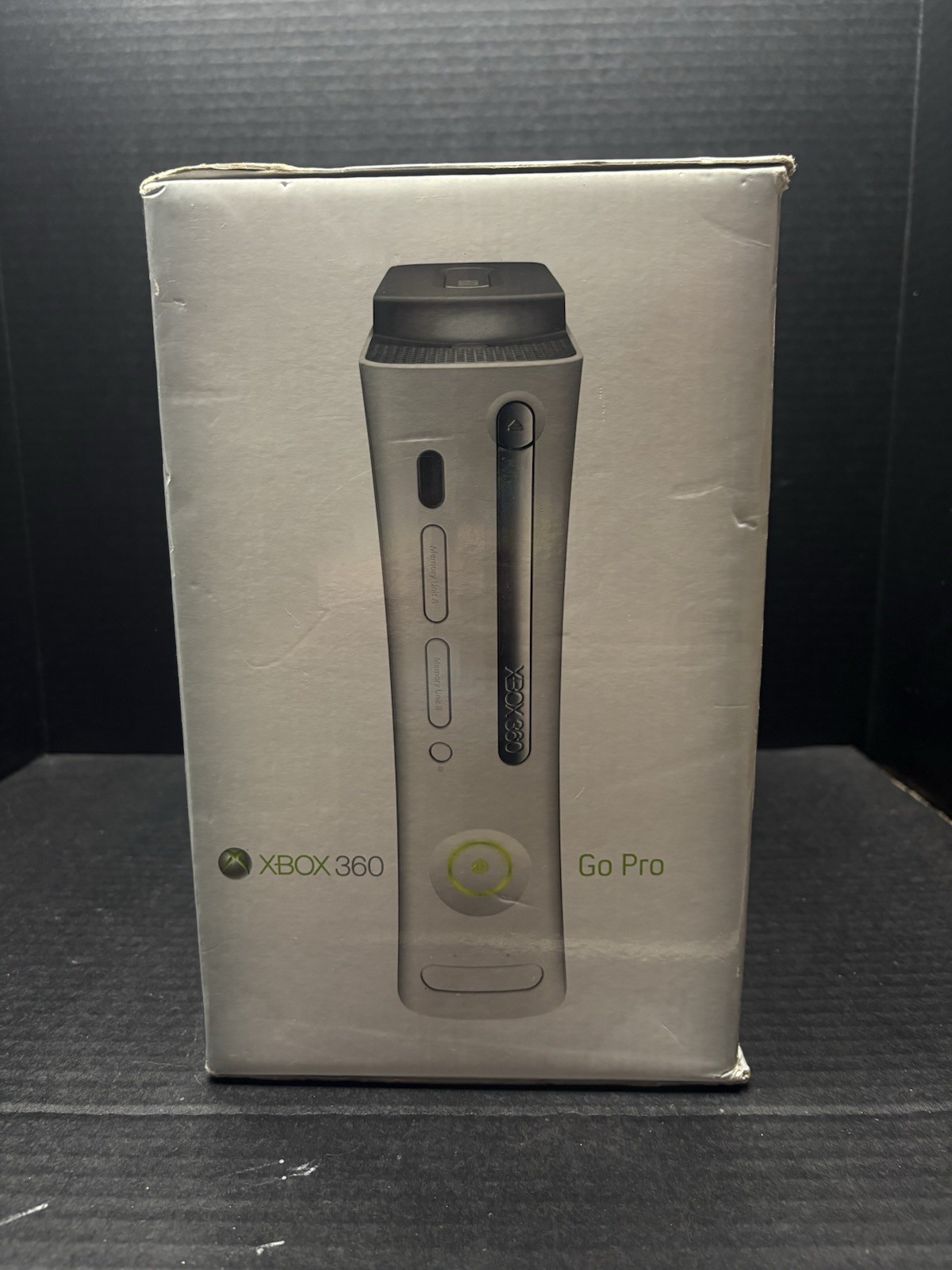 Xbox 360 Go Pro White Console w/AV Cable Controller Power Supply & Original Box