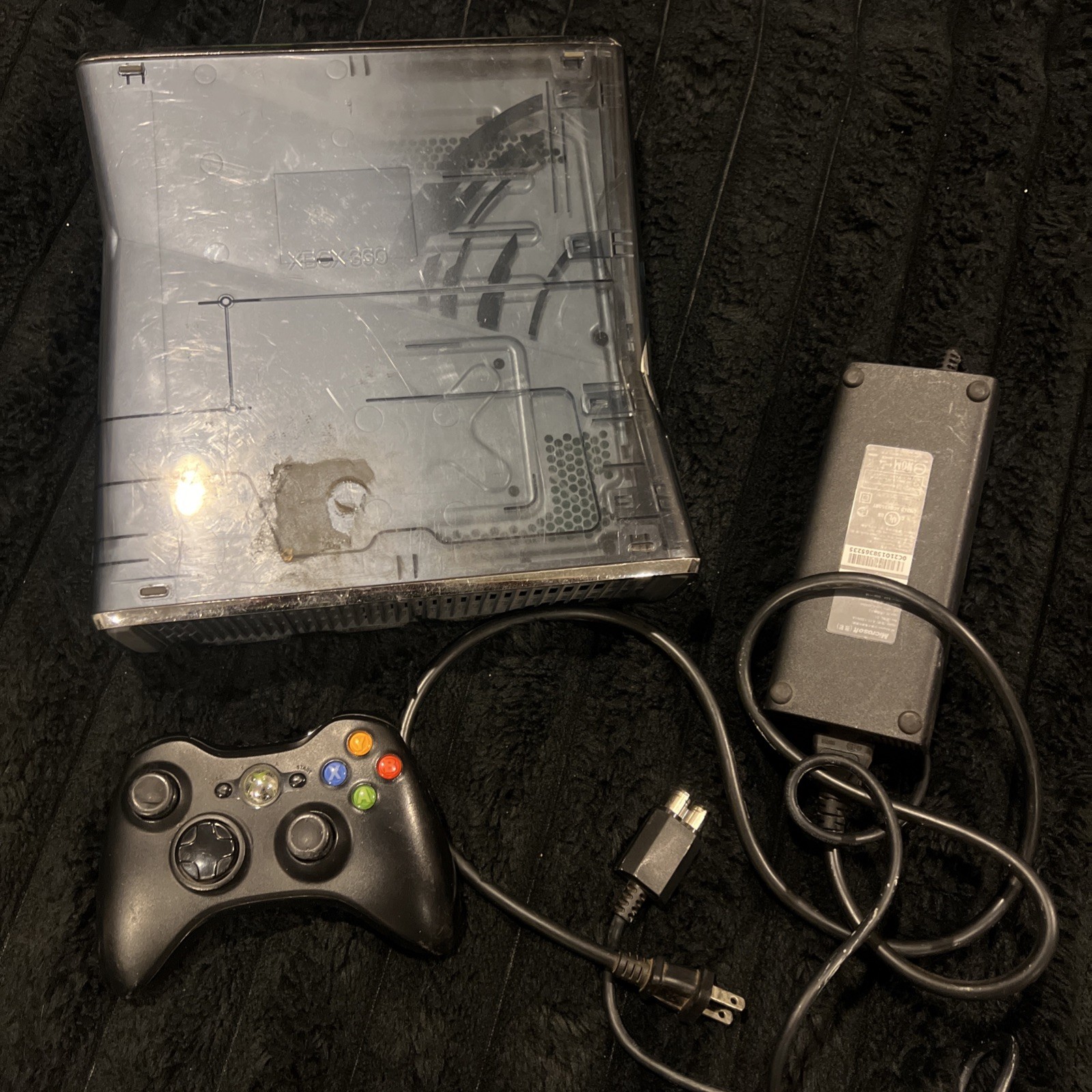 Xbox360 Halo 4 Special Limited Edition Console with power cable/black controller