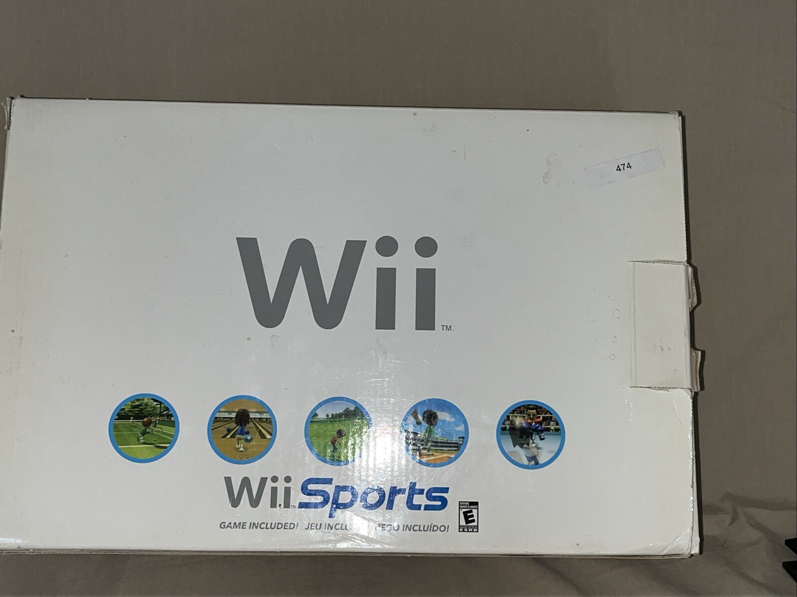 ❤️NINTENDO Wii HOME CONSOLE COMPLETE WITH NO GAMES. TESTED. RVL-001 WHITE W/ BOX