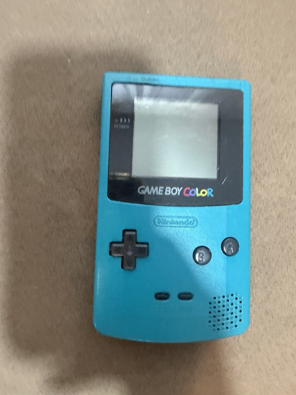Nintendo Game Boy Color Handheld System Teal Blue Japan CGB-001 Good Condition