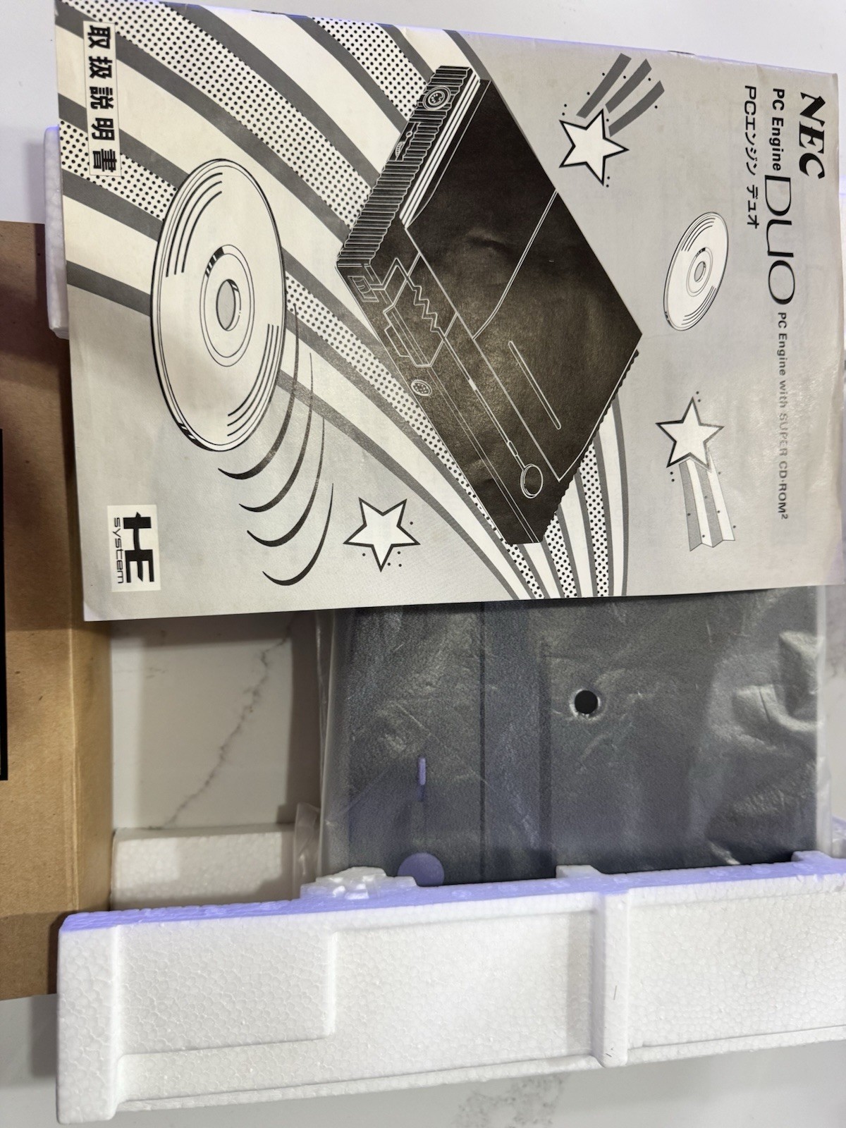 PC Engine Duo Open Box CIB NEC PI-TG8 Amazing Cond. Tested Japan
