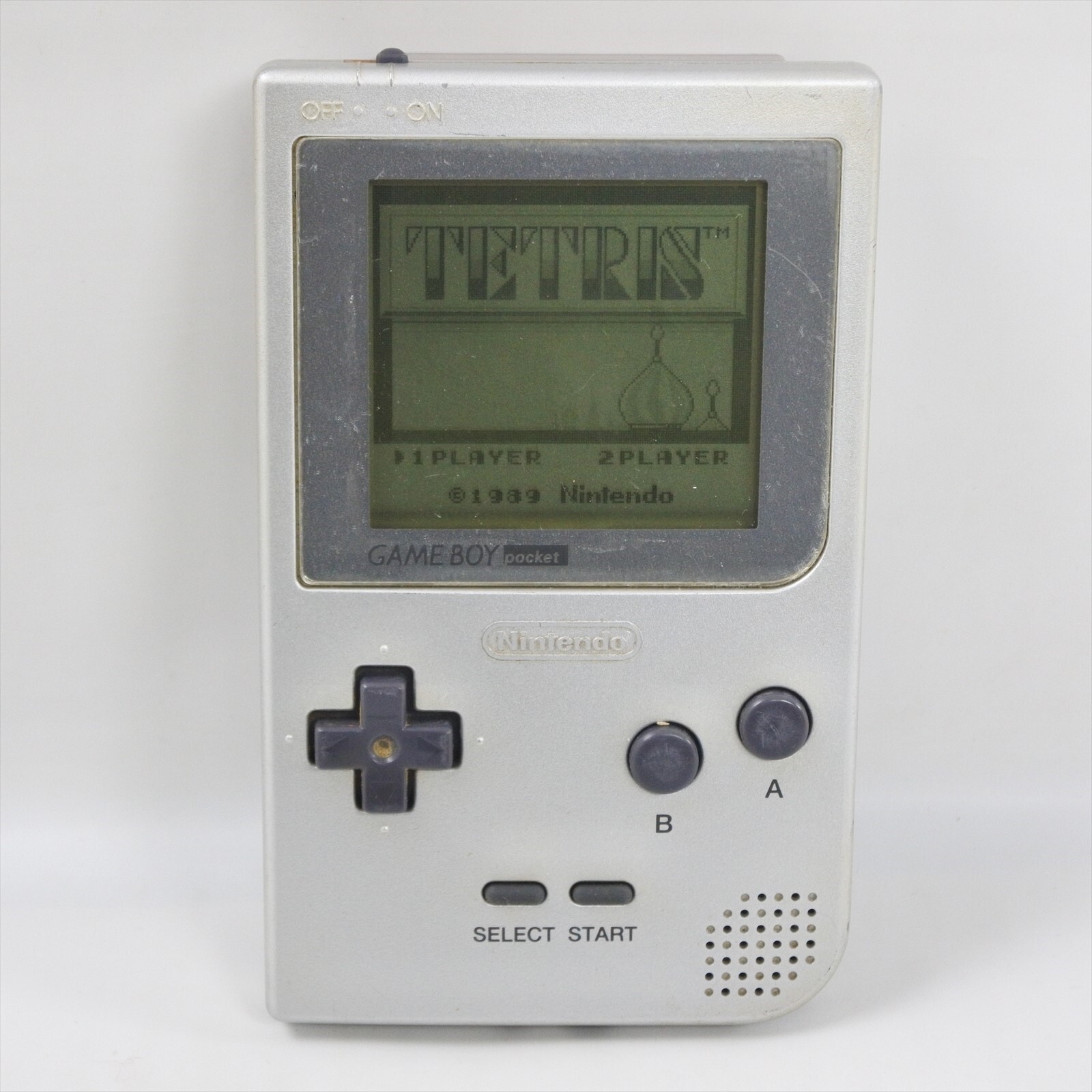 Gameboy Pocket Console SILVER MGB-001 made in CHINA Nintendo MH10368198 gb