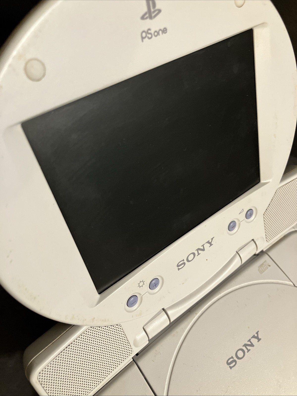 Sony PlayStation One + LCD Screen Bundle W Controller Mem Card Games Psone
