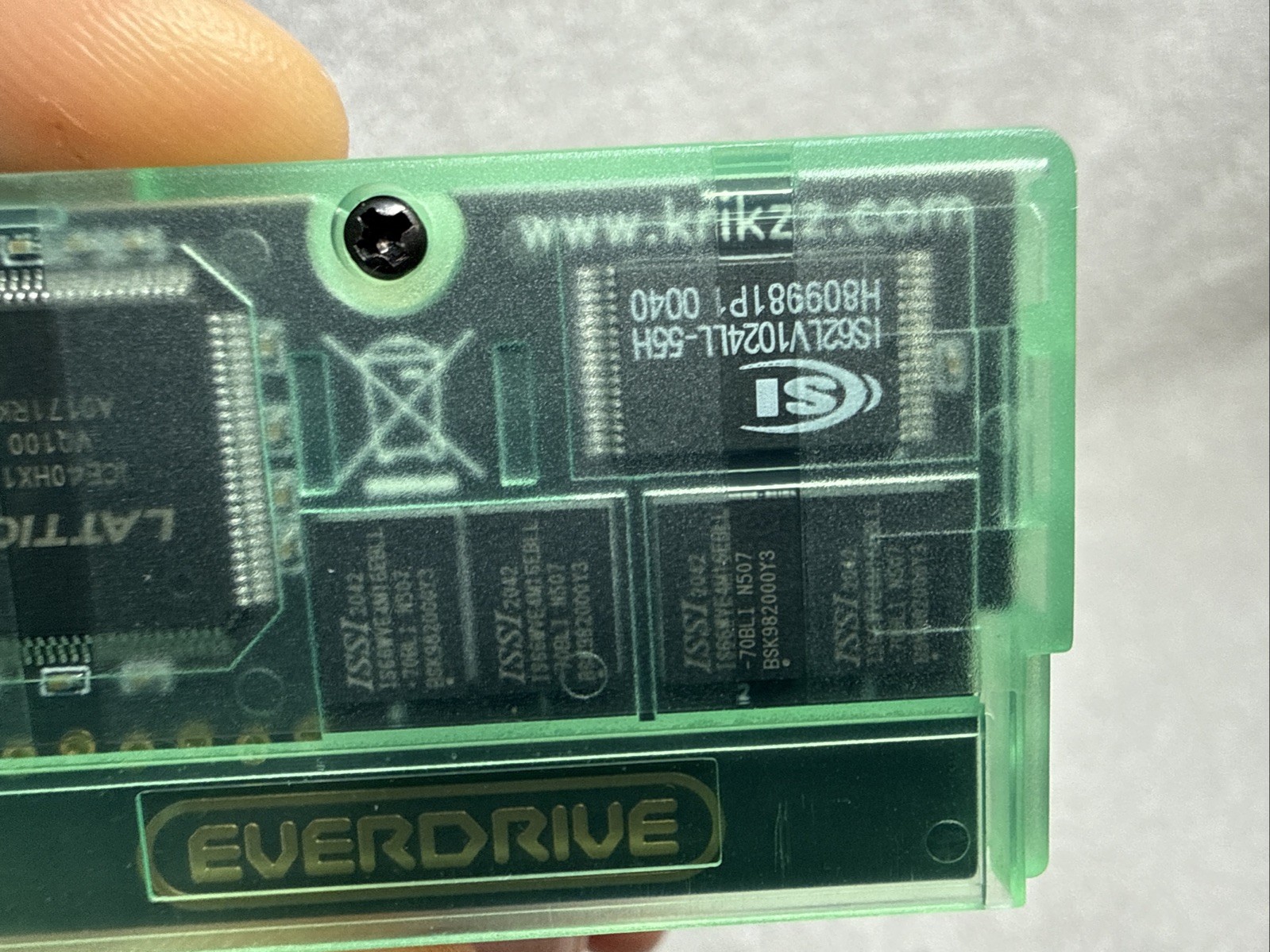 Everdrive GBA X5 Mini w/ box & manual! MINT COLOR! (No SD card) Stone Age Gamer