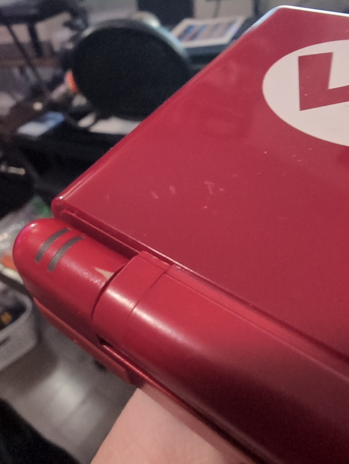 Nintendo DS Lite – red super mario bros – Handheld Console – Very Clean
