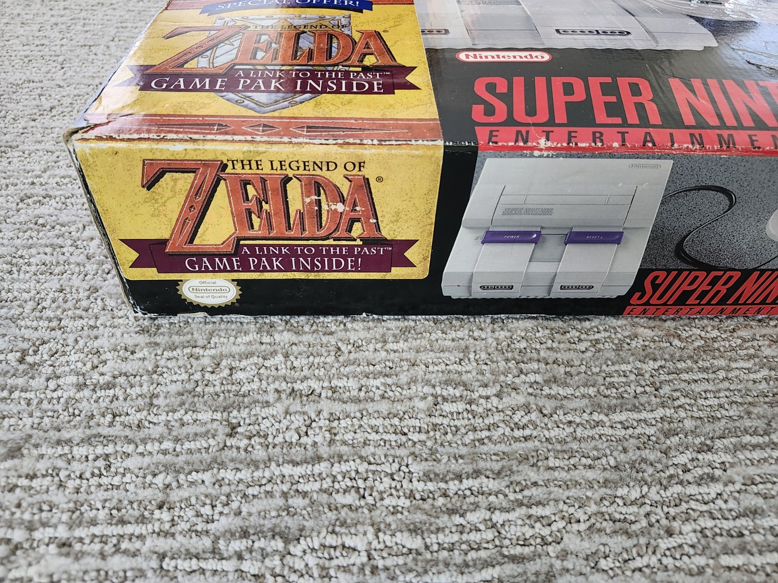 Super Nintendo Legend Of Zelda Edition SNES Console CIB Complete In Box