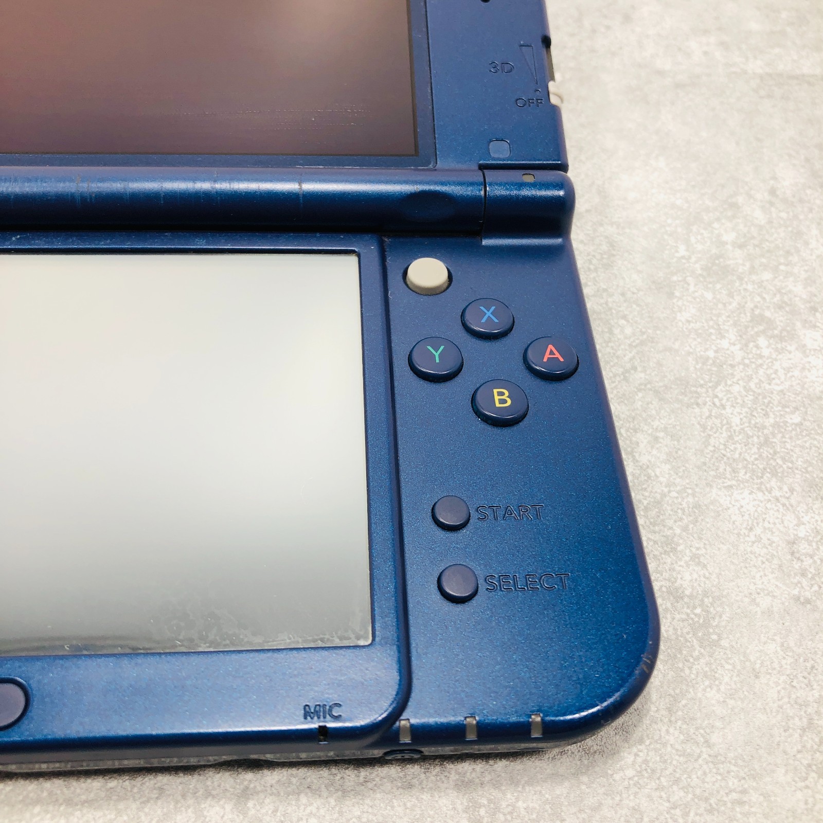[Ex+3] Nintendo New 3DS LL XL console Metallic Blue RED-001 Japan NTSC-J 06-33