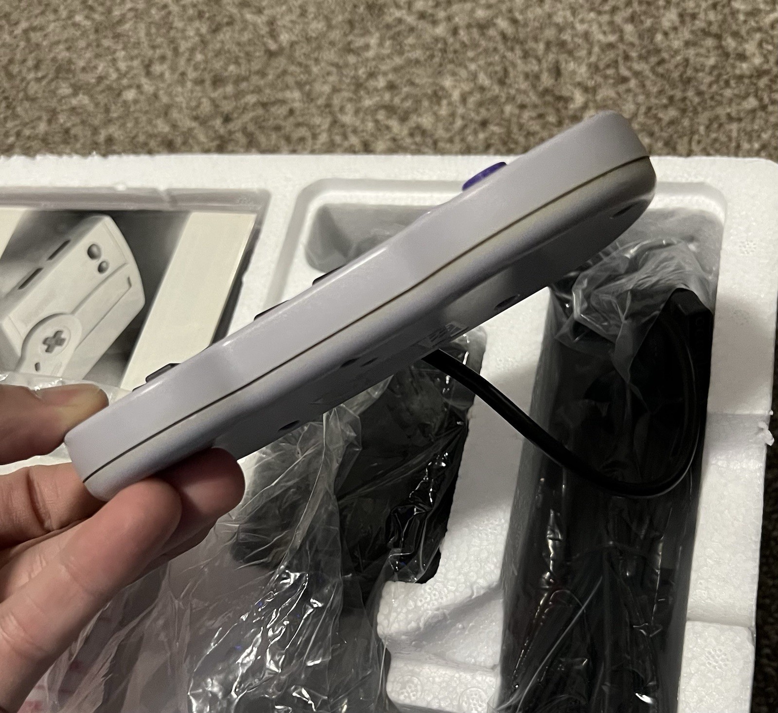Super Nintendo Jr System Console CIB Bonus Controller Offer Variant Target SNES