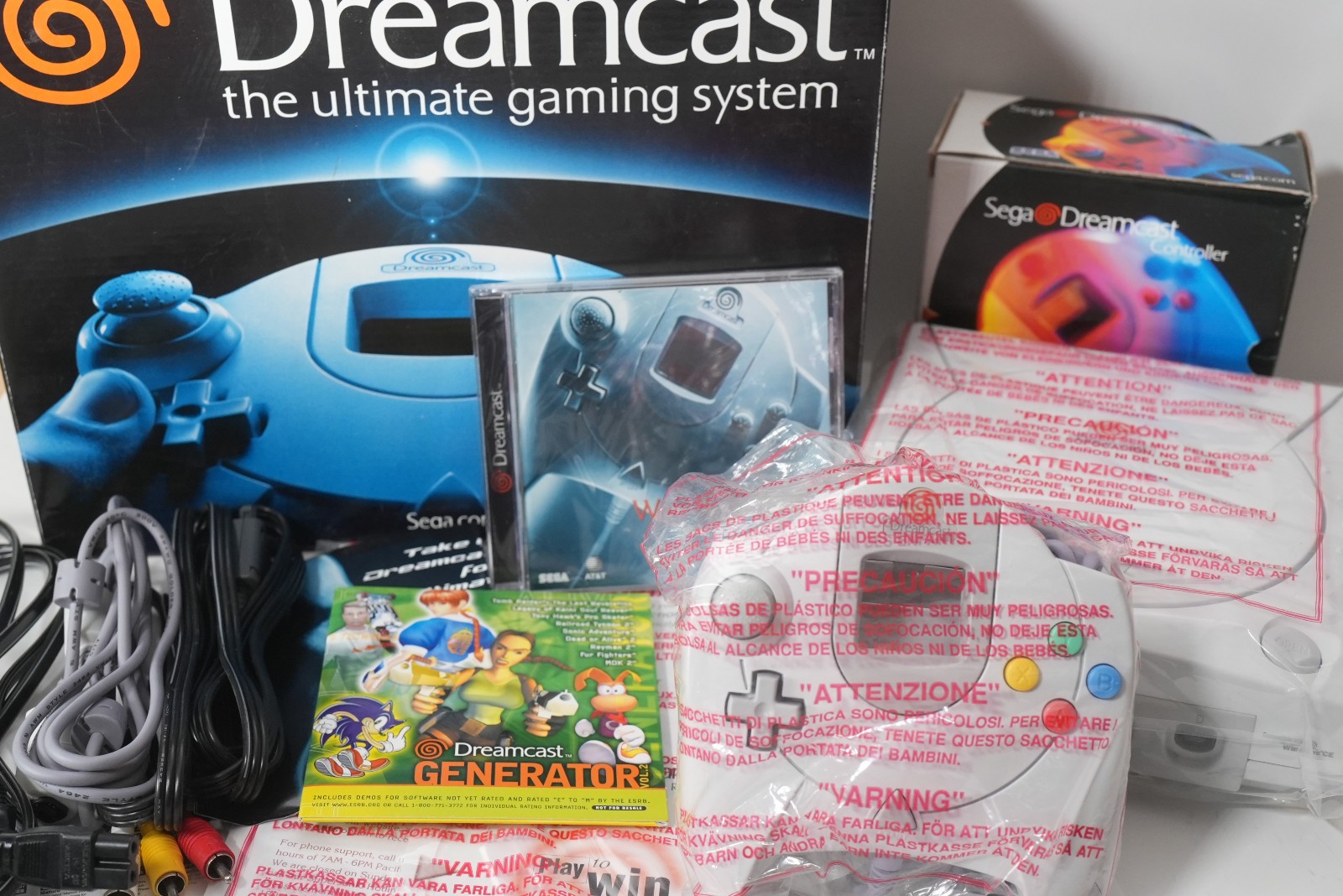 SEGA DREAMCAST Gaming System Console HKT-3020 OPEN BOX New Complete CIB