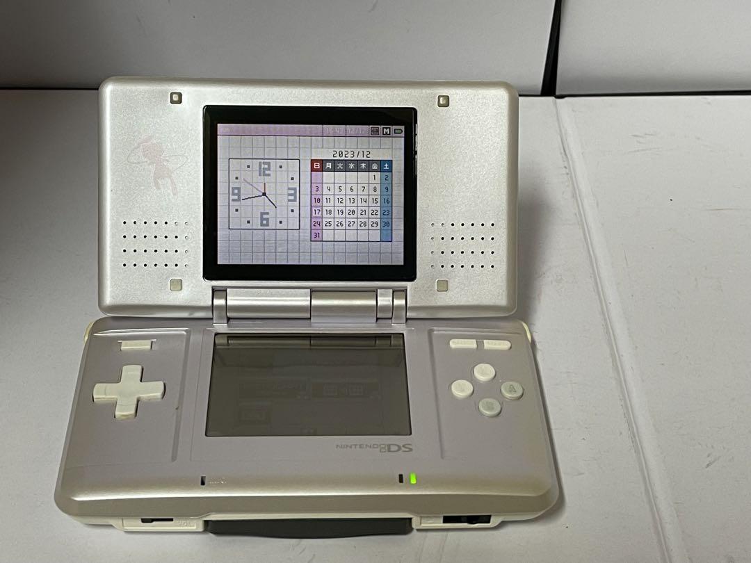 Nintendo DS Mew Limited Edition Pokemon Center Console System Silver W/ Box