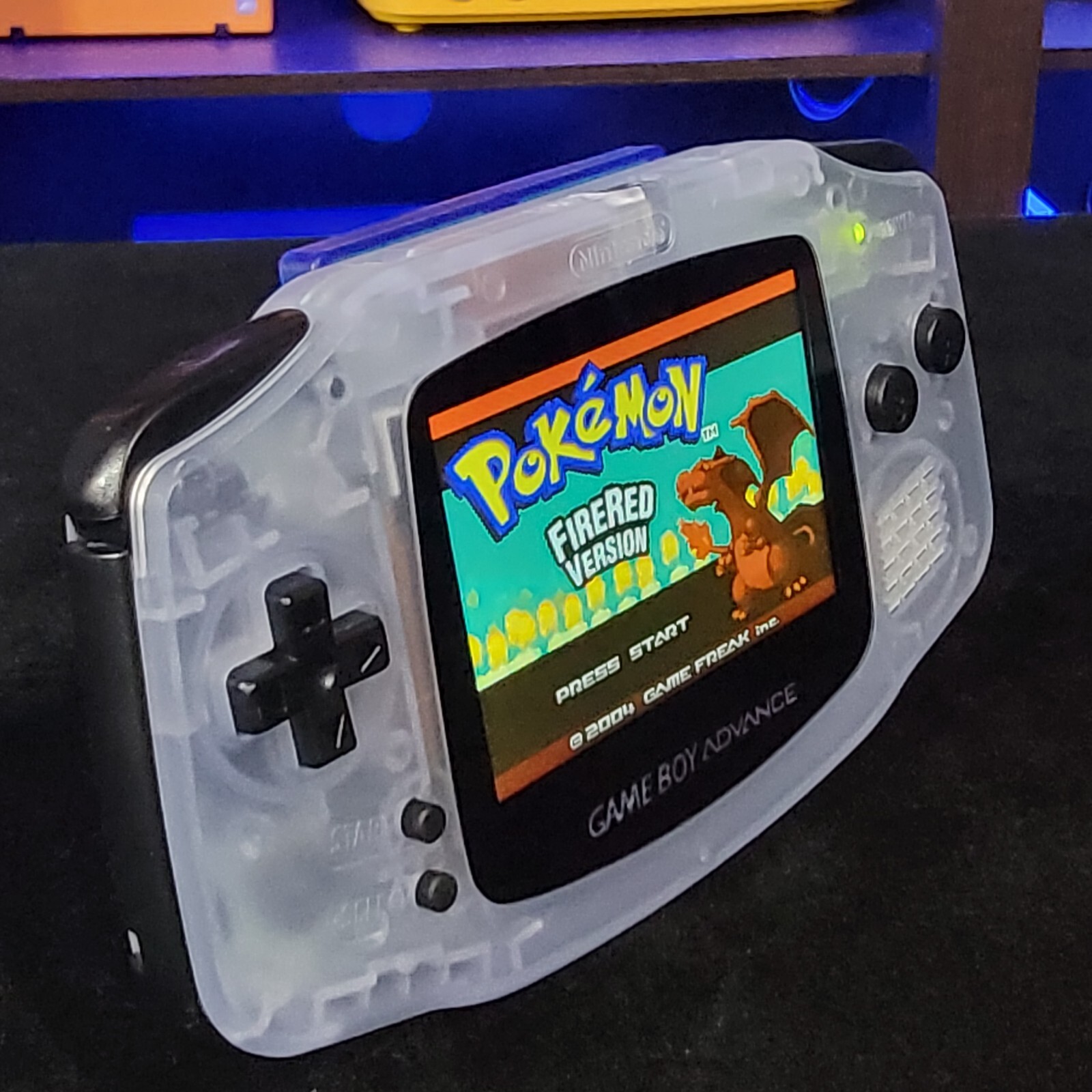 Glacial Game Boy Advance GBA iPS LCD USB-C 1800 mAh Rechargeable Battery