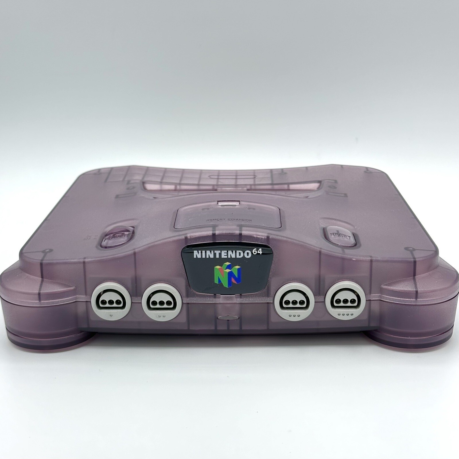 NEW Nintendo 64 N64 Limited Clear Atomic Purple Custom Console Only Funtastic