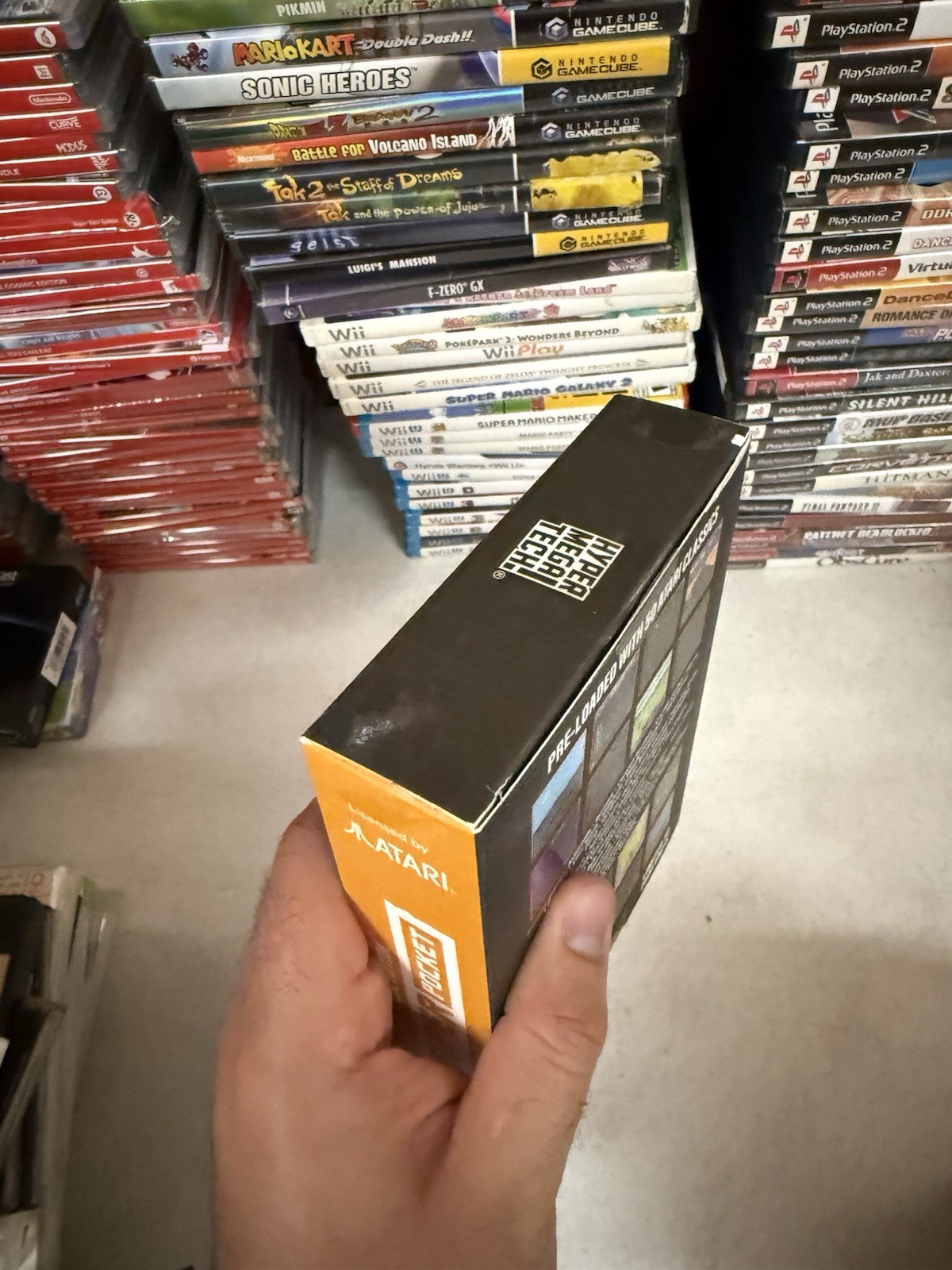 Hyper Mega Tech Limited Edition Atari Super Pocket (Evercade) Open Box! US