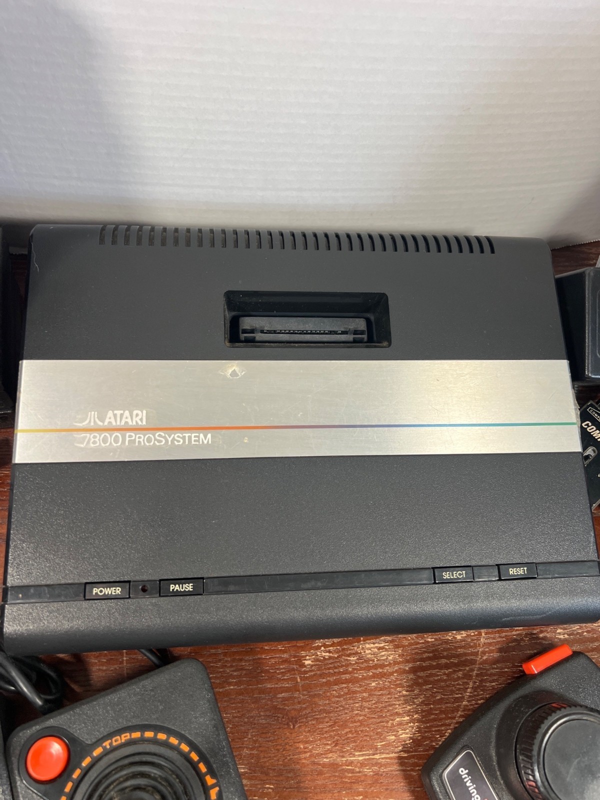 Atari 7800 ProSystem Console With Joysticks Paddle Controllers & 26 Game Cartrid