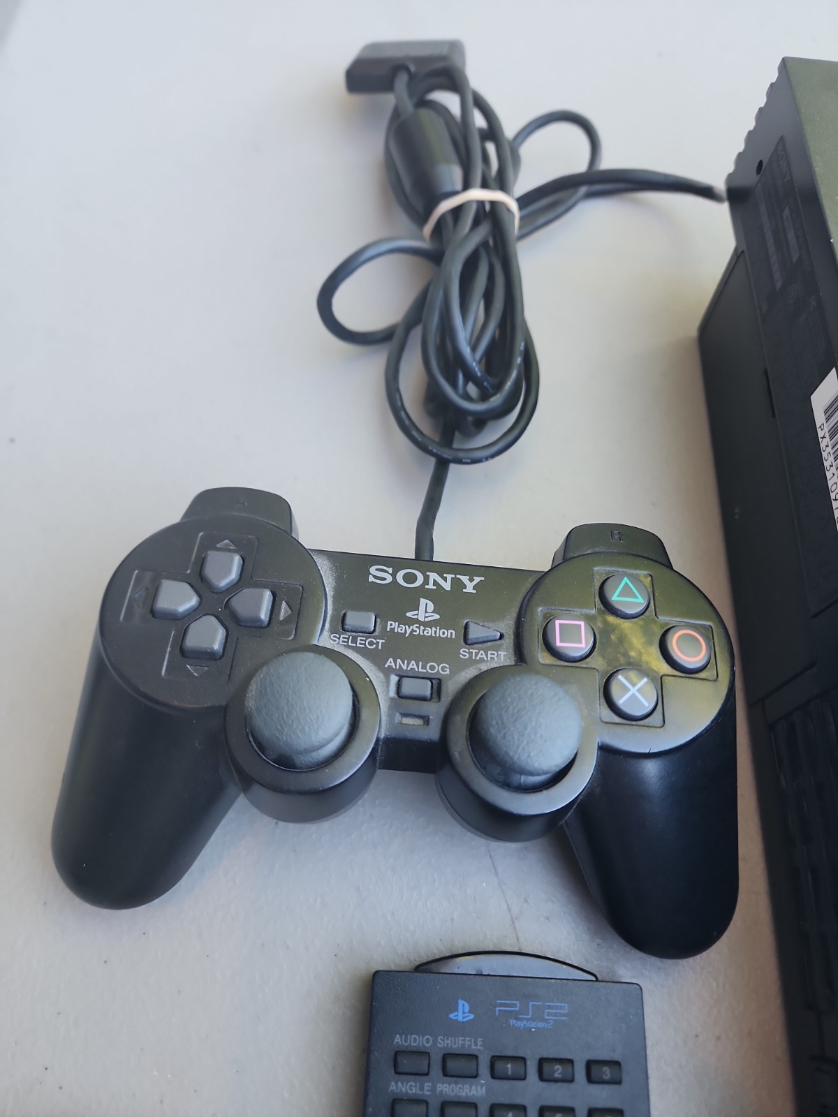 Sony PS 2 Console + 8 MB Memory Card – Black Used Working Controller Remote