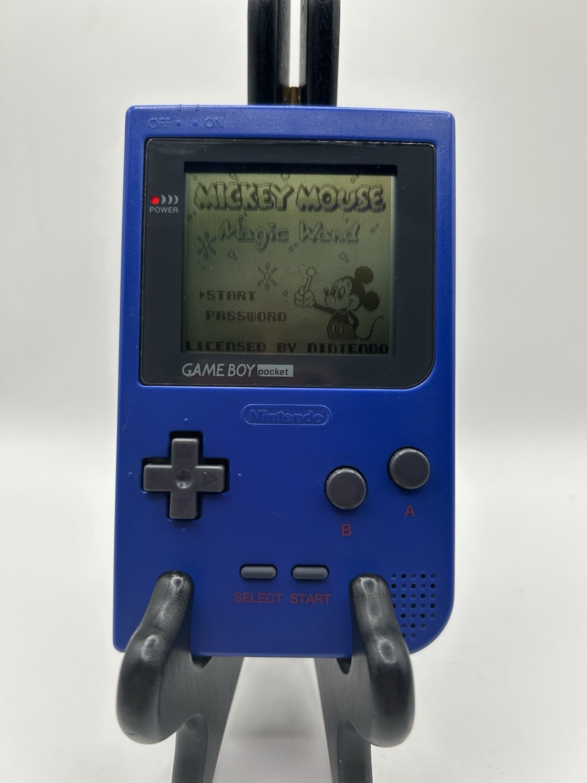Blue Nintendo GameBoy Pocket (MGB-001) Vintage Original Handheld Tested Works!