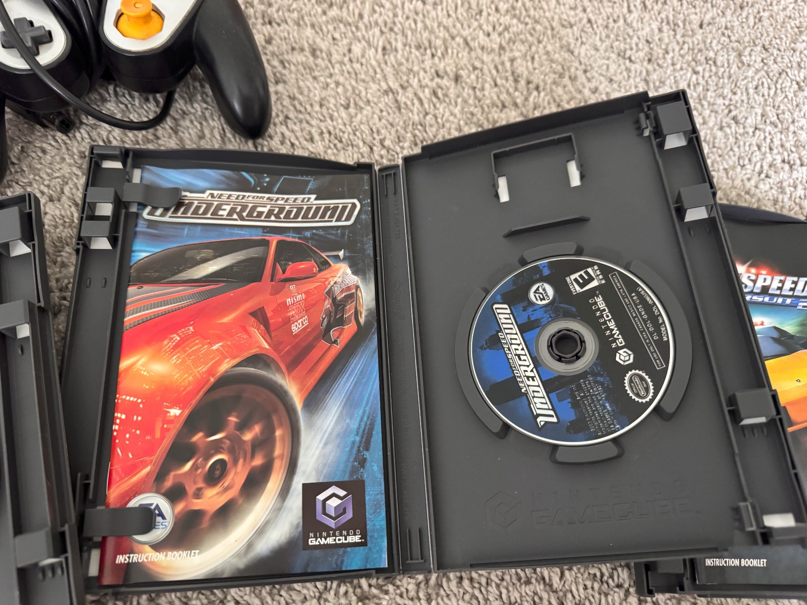Nintendo Gamecube BUNDLE LOT with 13 games and 3 controllers