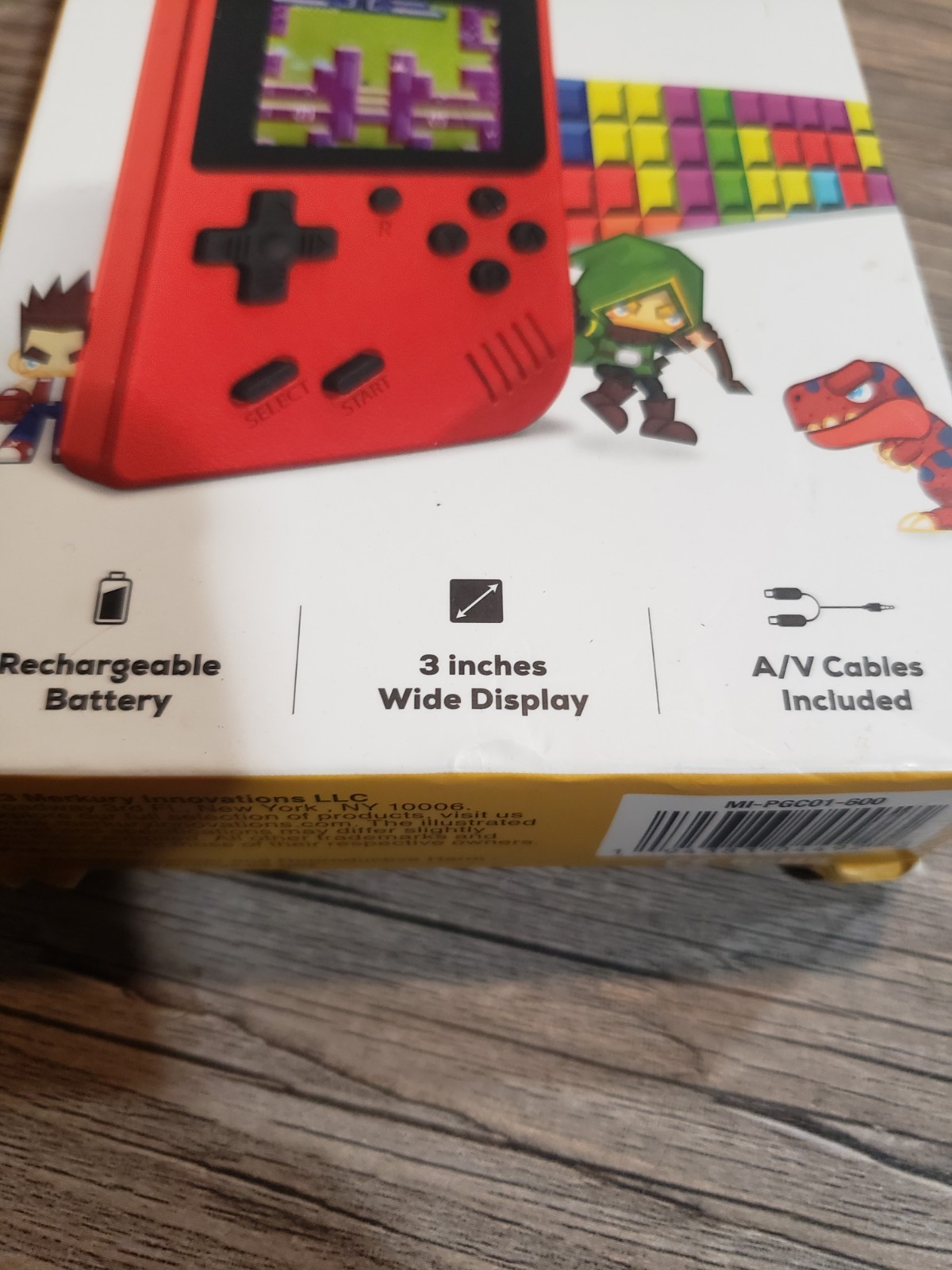 Merkury Arcade Fun Portable Game Console 200 Games Red Handheld Tested