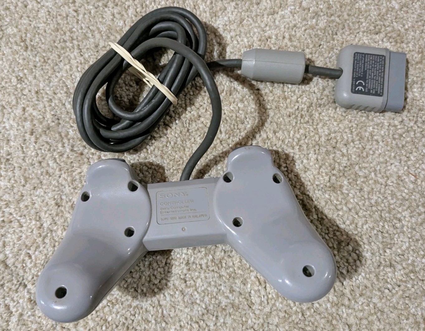 Sony Playstation 1 PS1 Console Bundle 1 Controller 2 Games Tested Parts Repair