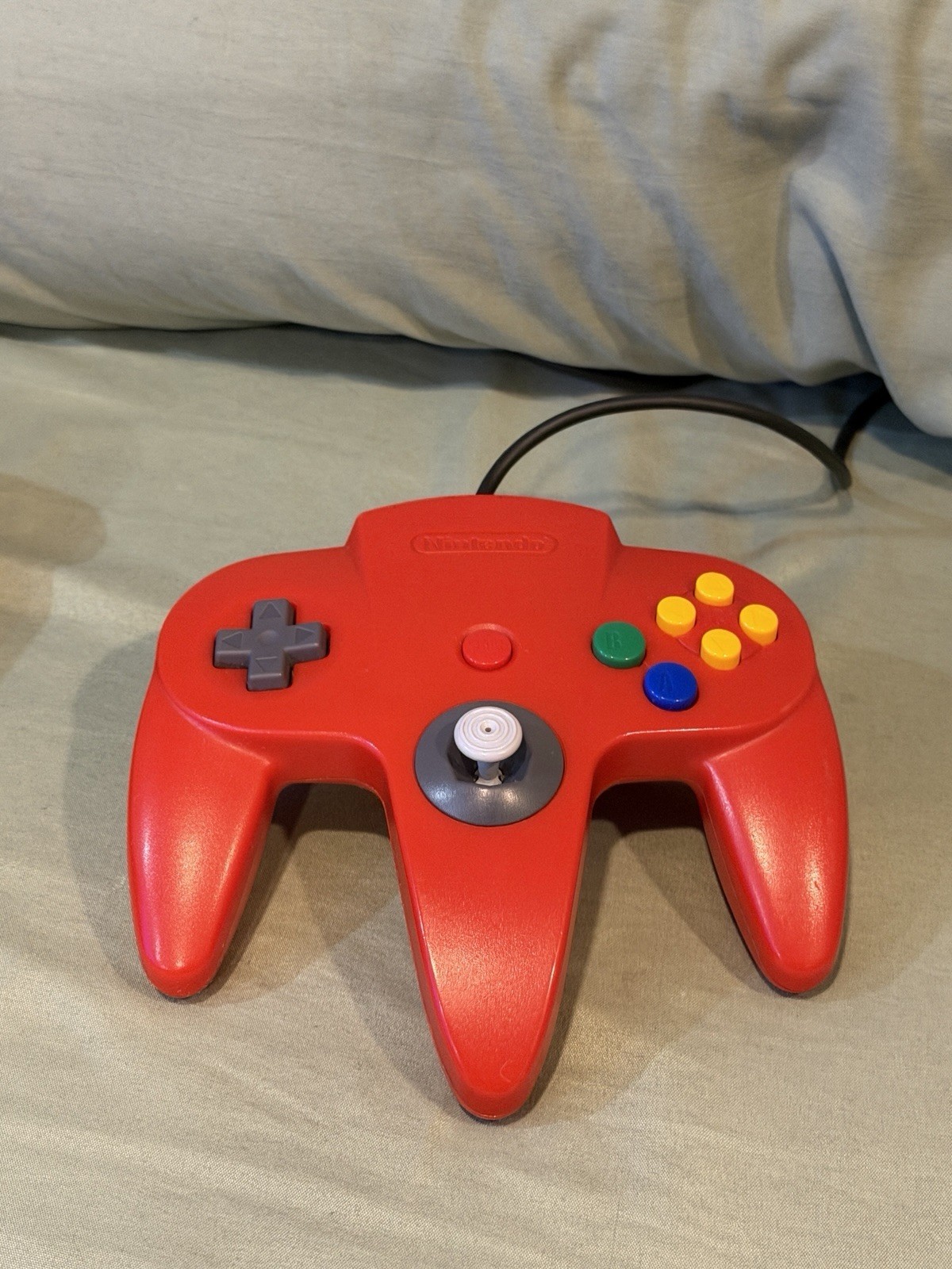 Nintendo 64 Gray Home Console w/ Red Controller, NTSC-U/C, NUS-001(USA)