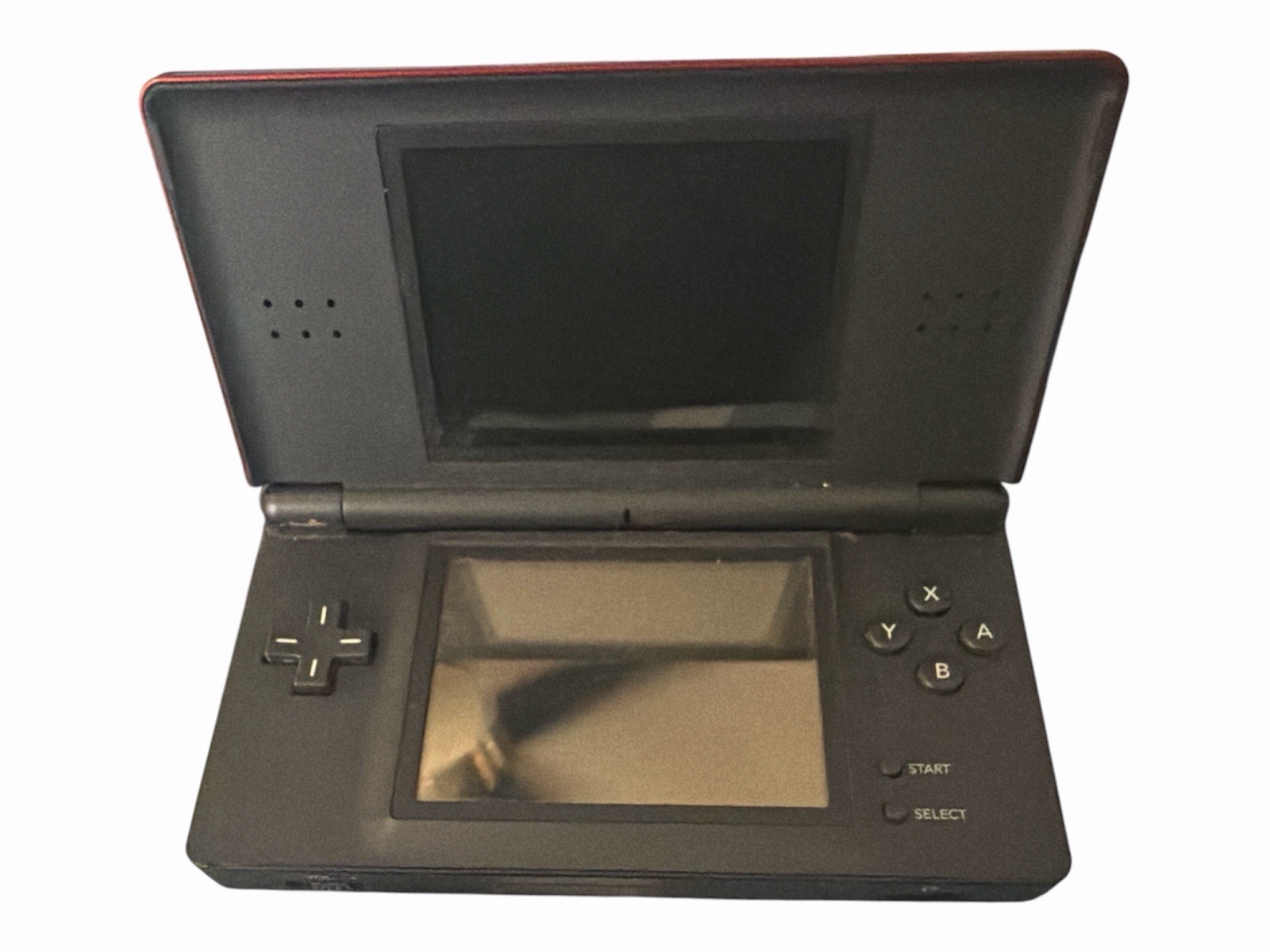 Nintendo DS Lite Red/Black USG-001 NTSC-U/C Wi-Fi Headphone Jack