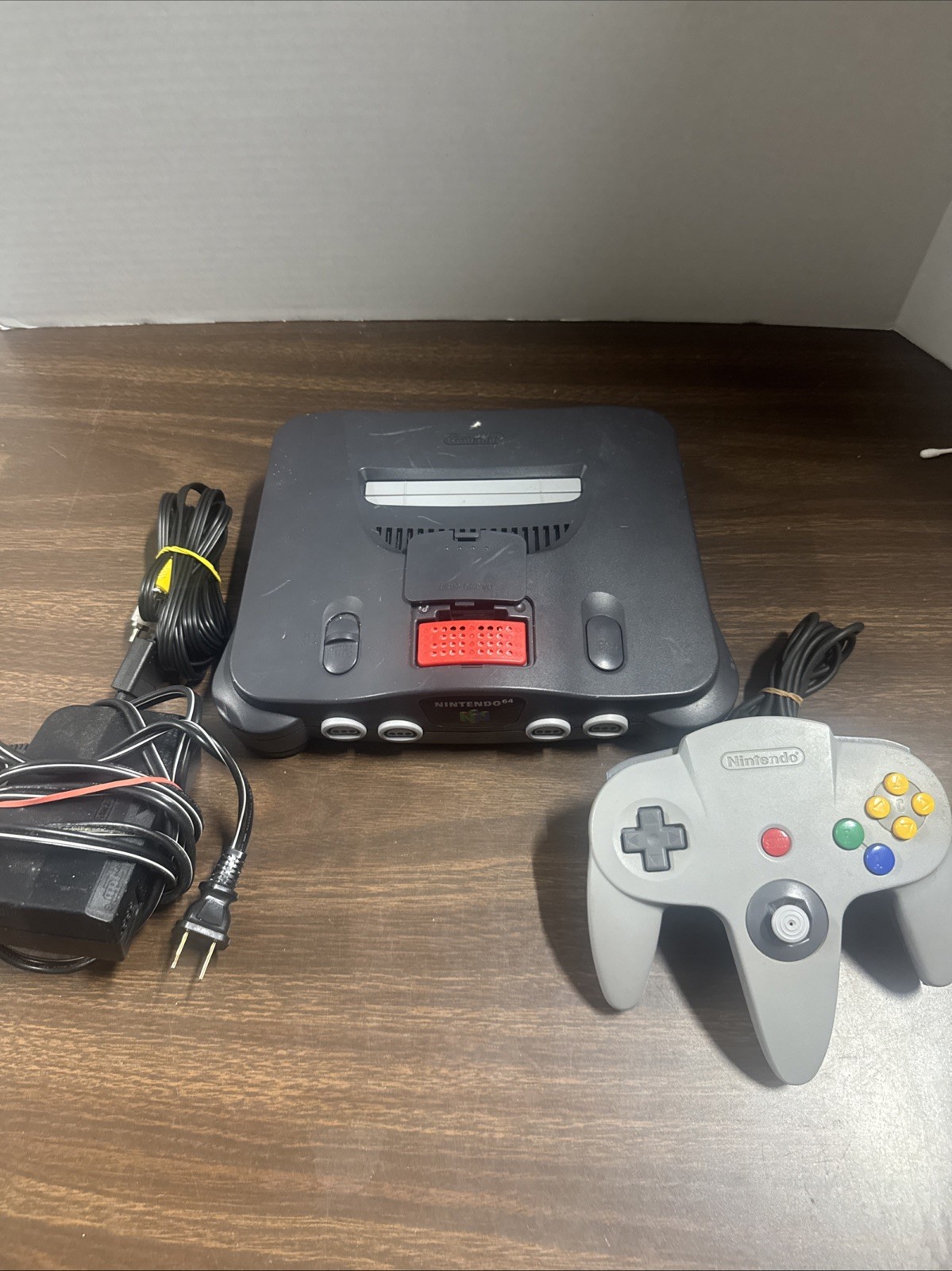 Nintendo 64 N64 Console Bundle w/1 OEM Controller, Expansion Pack, Cords,