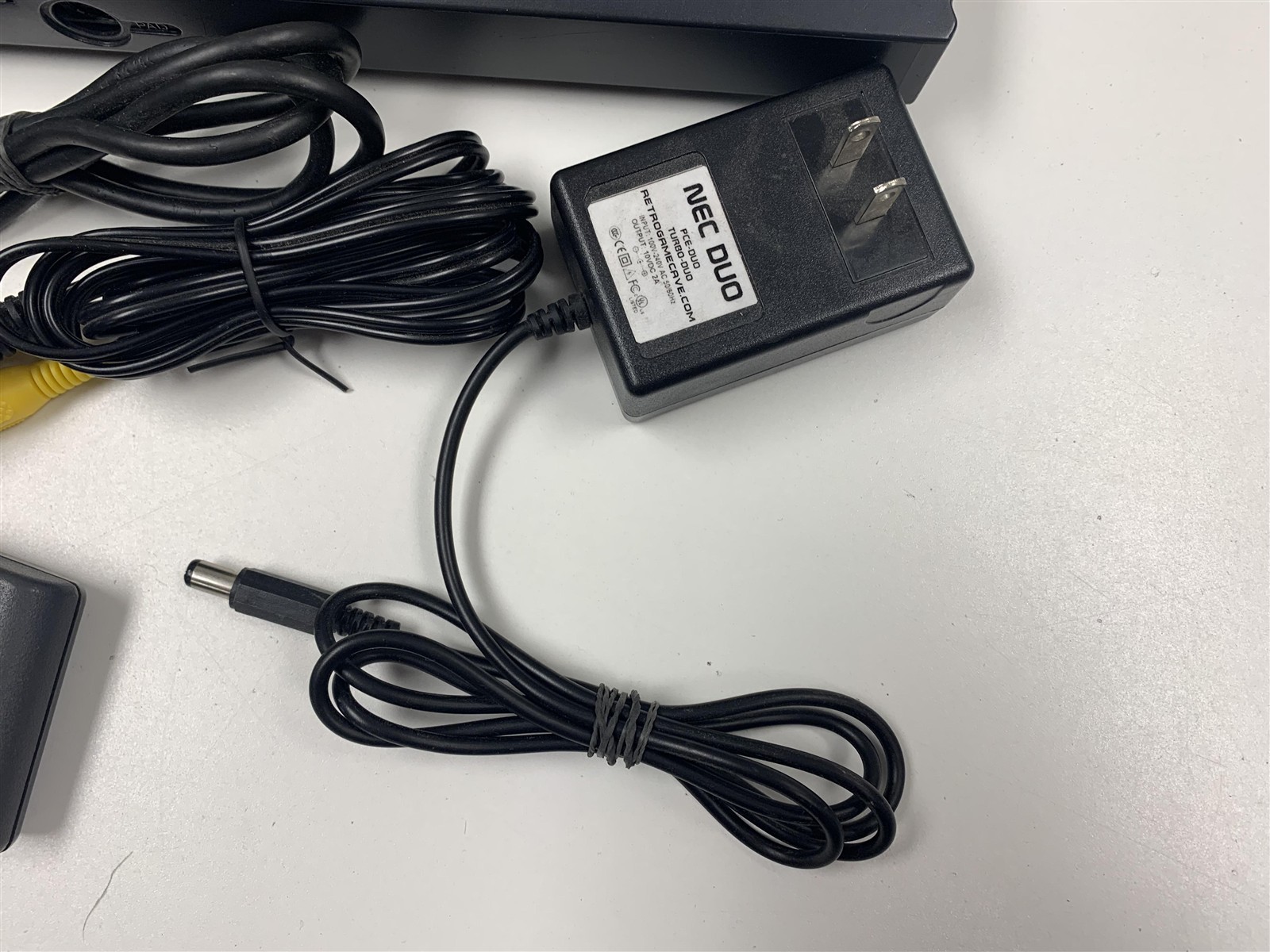 NEC Turbo Duo Console Bundle Controller Cables Bad CD Laser HuCard Works