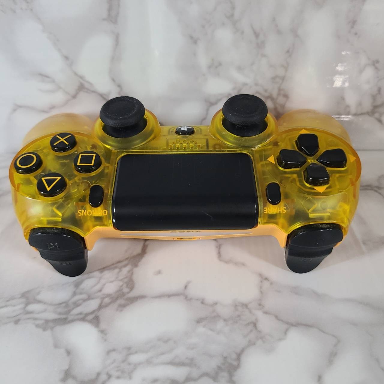 Sony 4 PS4 Dualshock 4 DEATH STRANDING Yellow Wireless Controller Select Rank