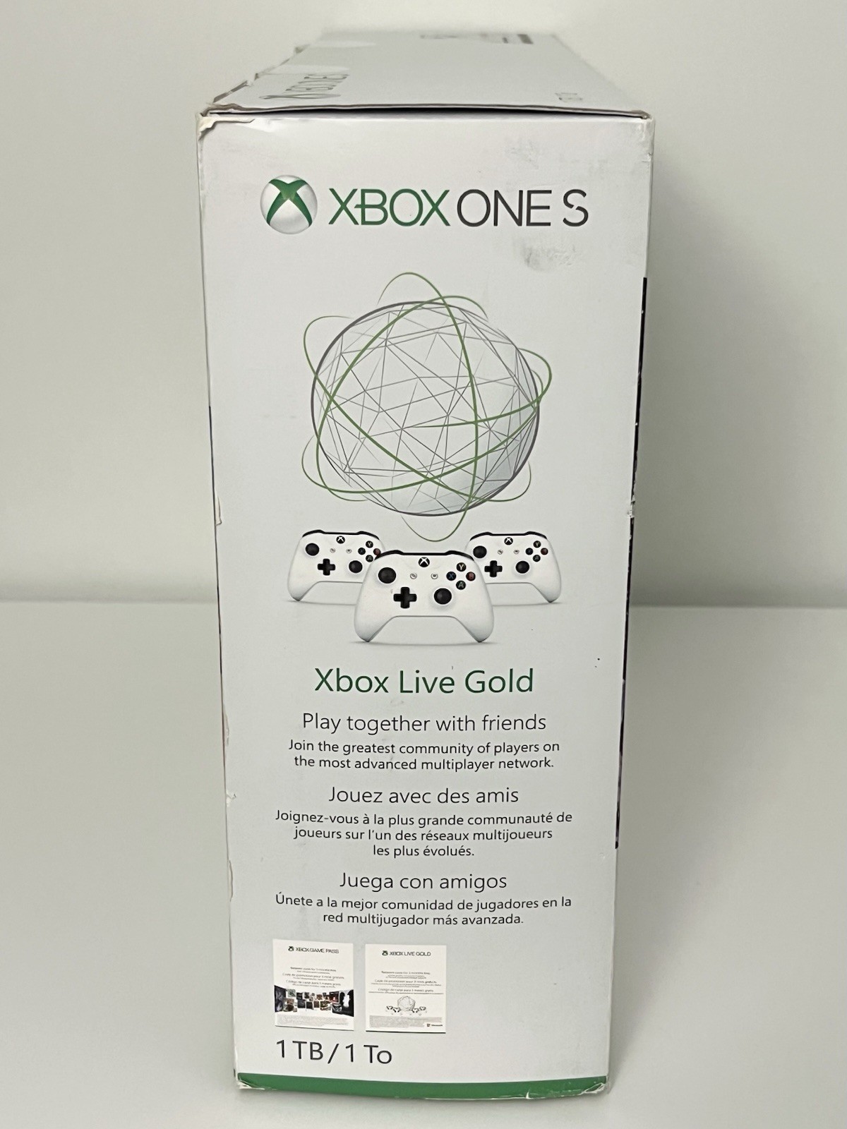 Microsoft Xbox One S 1TB Game Console SEALED + 3 Months Game Pass + Live Gold