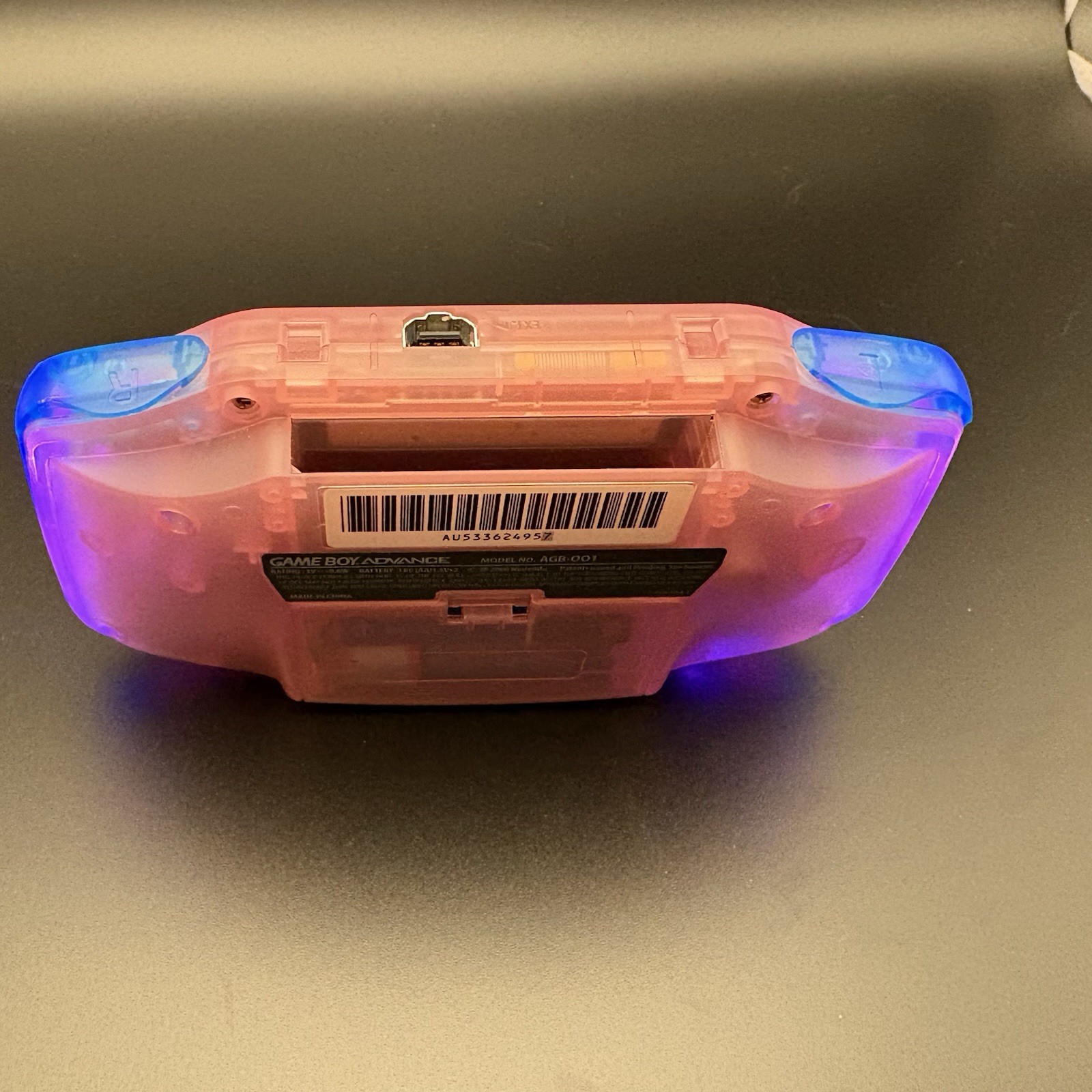 Custom IPS Nintendo Game Boy Advance 32MB System – OEM Fuchsia Pink Shell