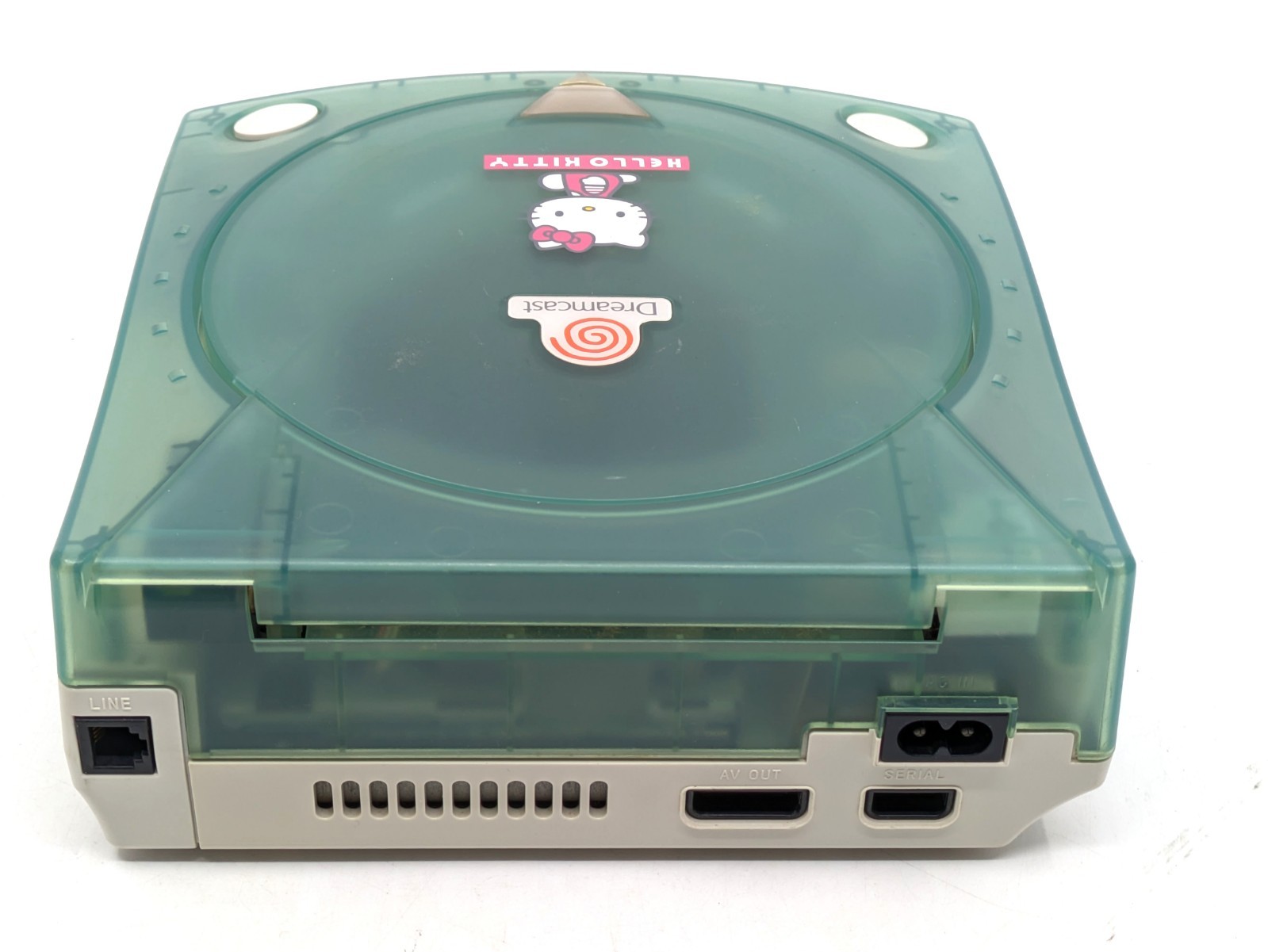 SEGA Dreamcast Hello Kitty Blue Console HKT-3000 Sanrio Limited Edition Tested