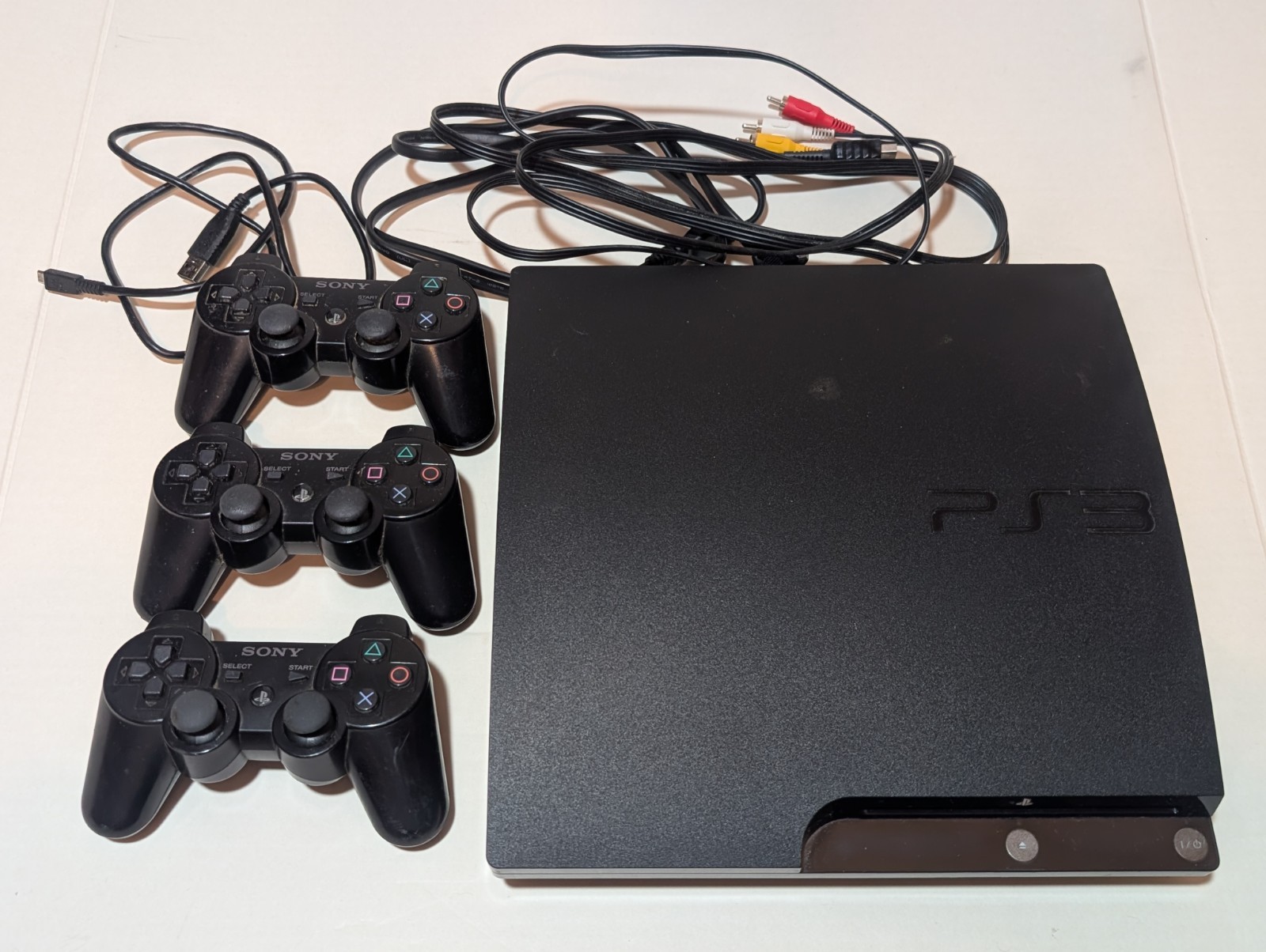 Sony PlayStation 3 Console PS3 Bundle With Three Controllers