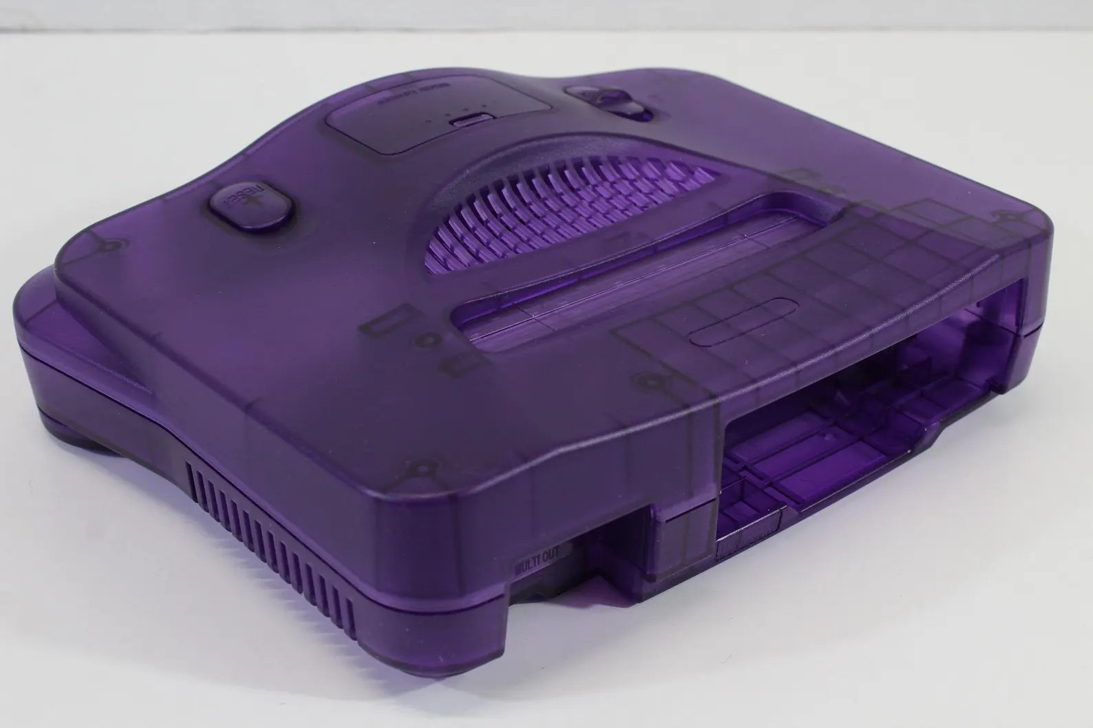 Nintendo 64 Clear Purple Console N64 Controller AC S-Video to HDMI Adapter Cable