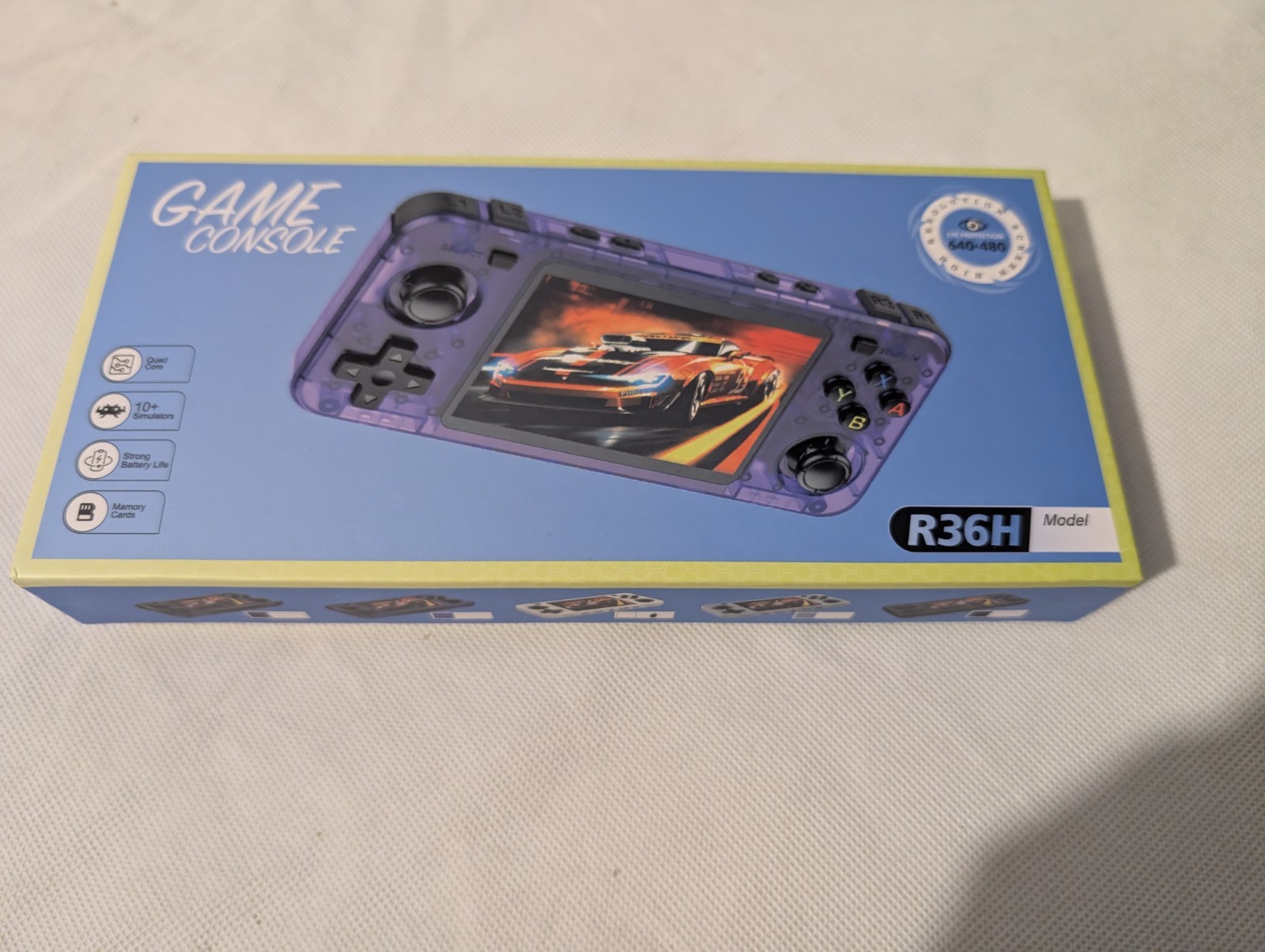 NEW R36H Retro Handheld Console Linux 3.5″ IPS 64G 15000+ Games Portable Player