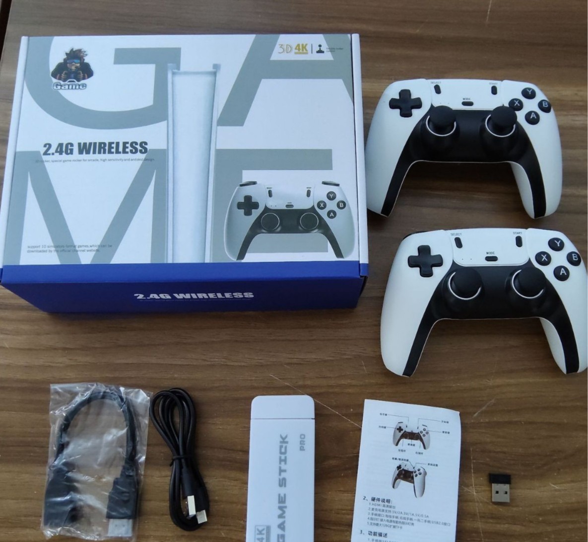 M15 4K HD Home Game Console – Wireless PS-Style Controller & HDMI Output