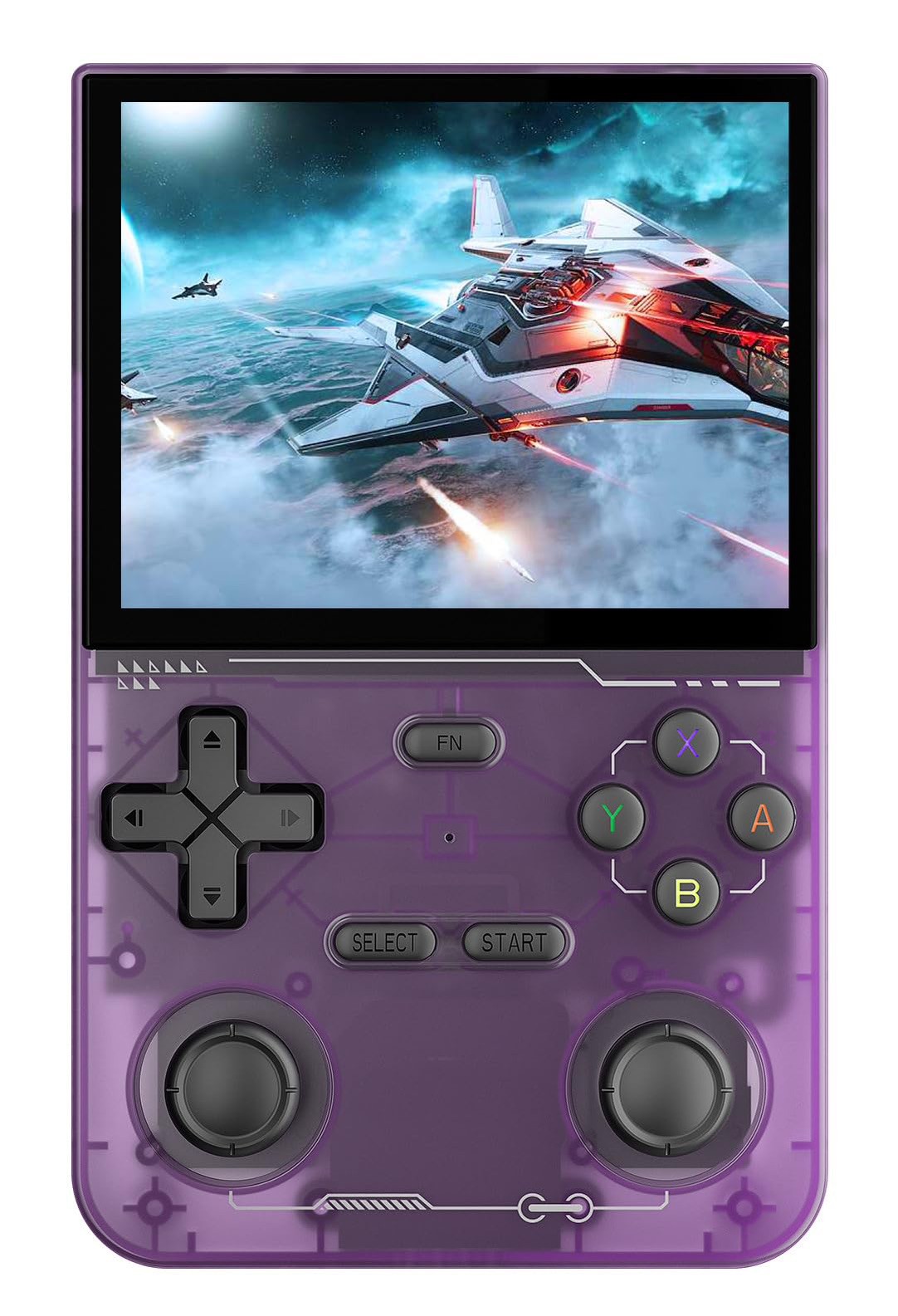 K36 Retro Handheld Video Game Console 16000+ Retro Games! 3.5 in Purple !!