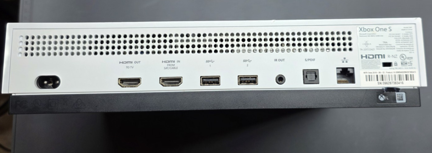 Microsoft Xbox One S 1TB White Console – Deep Cleaned, Tested – Great Condition