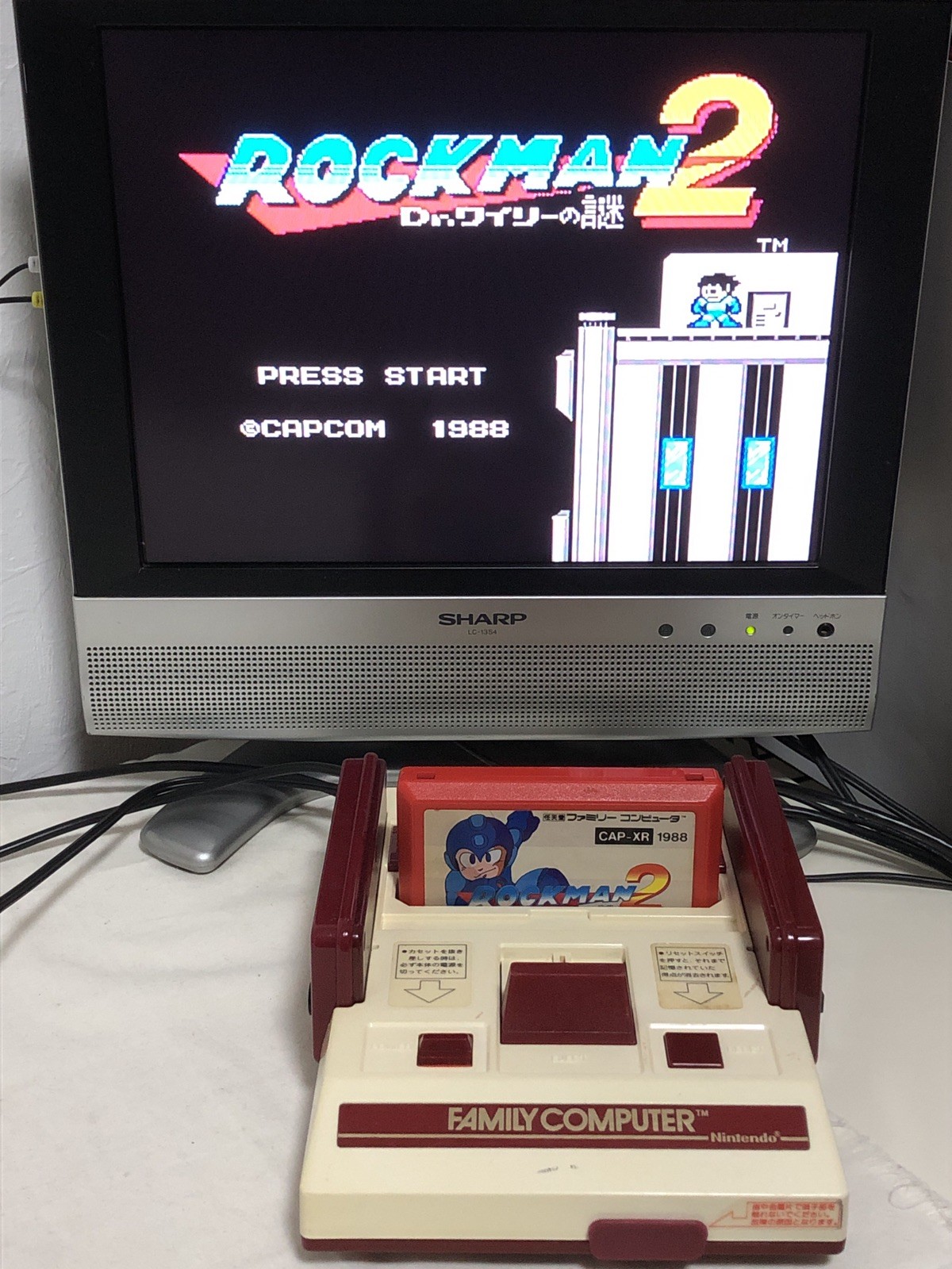 AV Mod Famicom Console Nintendo FC HVC-001 Japan Tested Working H12096658