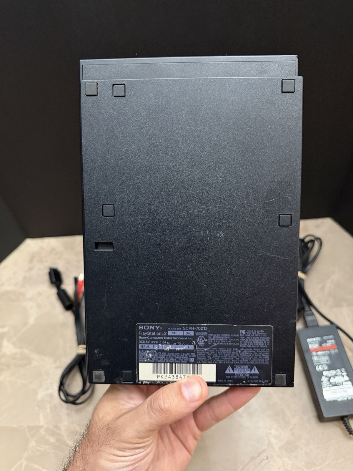 Retro Sony Playstation 2 Slim SCHP-70012 Console Only Tested & Works 1