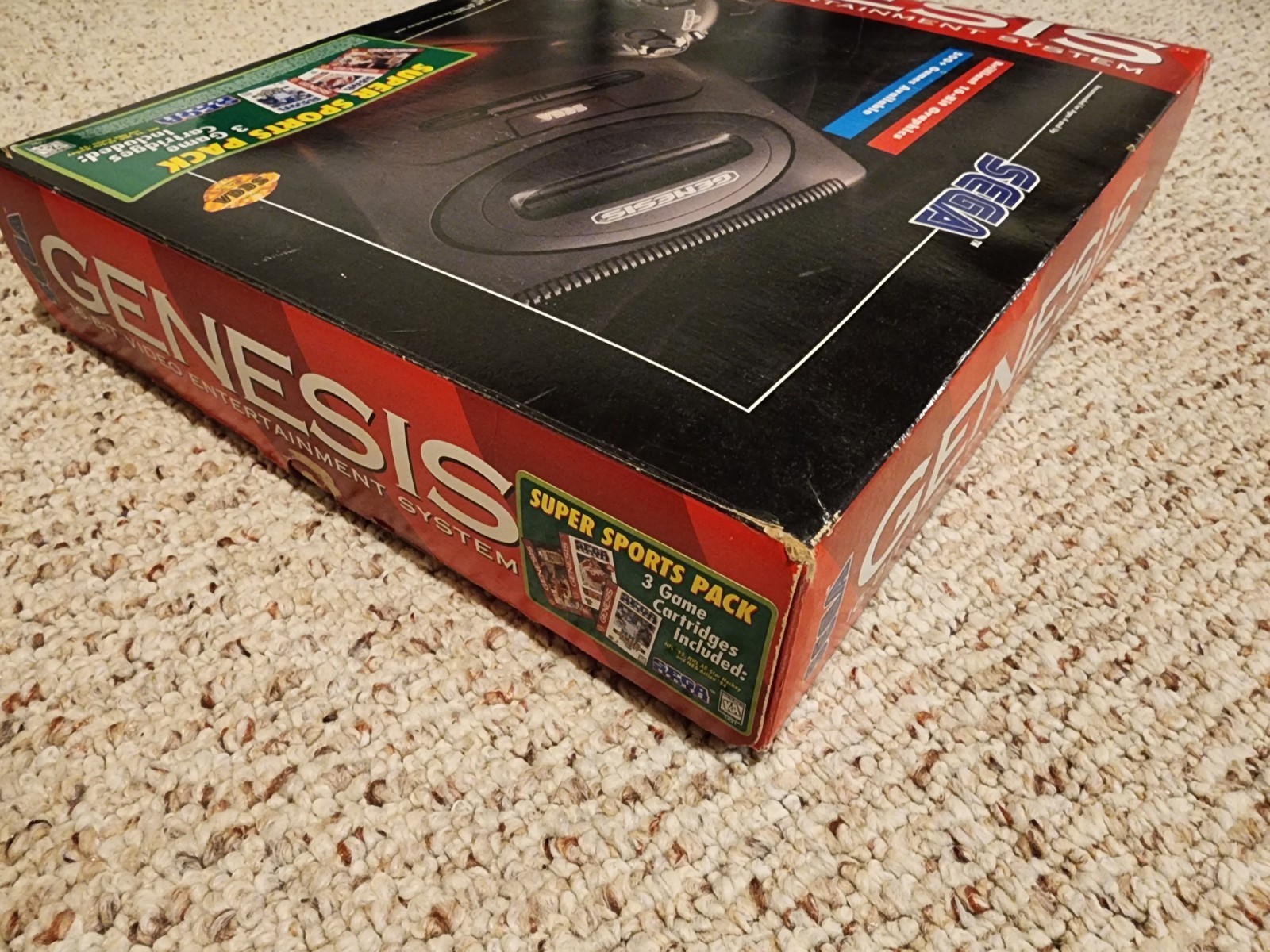 Sega Genesis Model 2 Console Complete CIB Original Box Super Sports Pack HTF!
