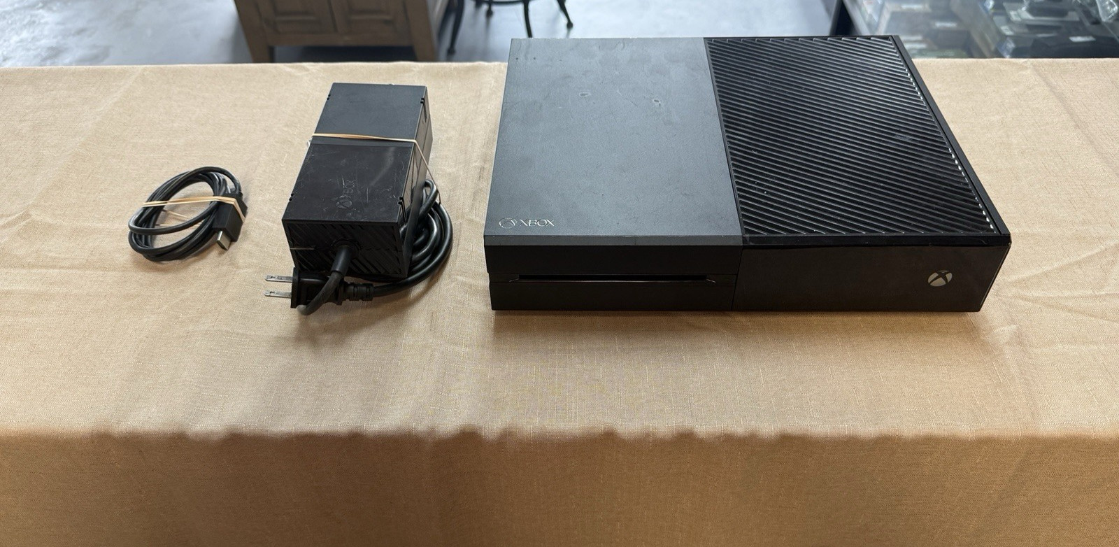 Microsoft Xbox One 500GB Model 1540 Black Console + Power Supply, No Controller