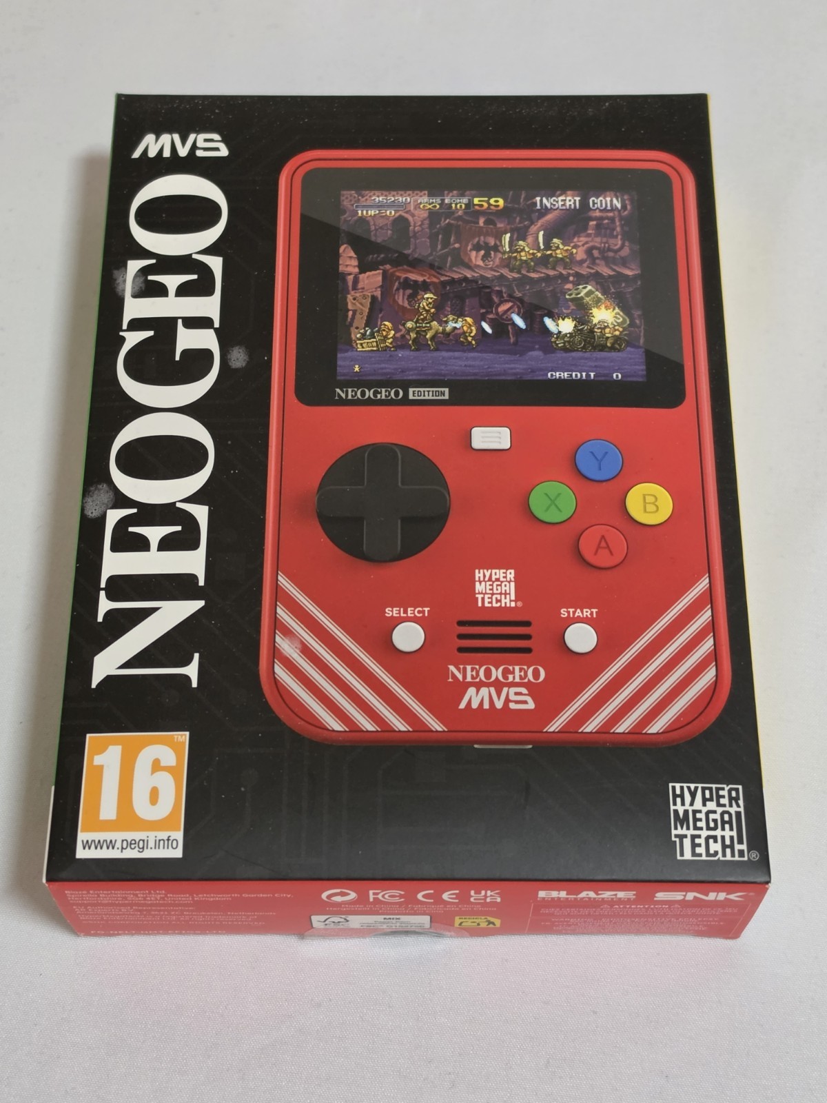 Evercade Hyper Mega Tech Neo Geo SNK Limited Edition Super Pocket Slight Usage