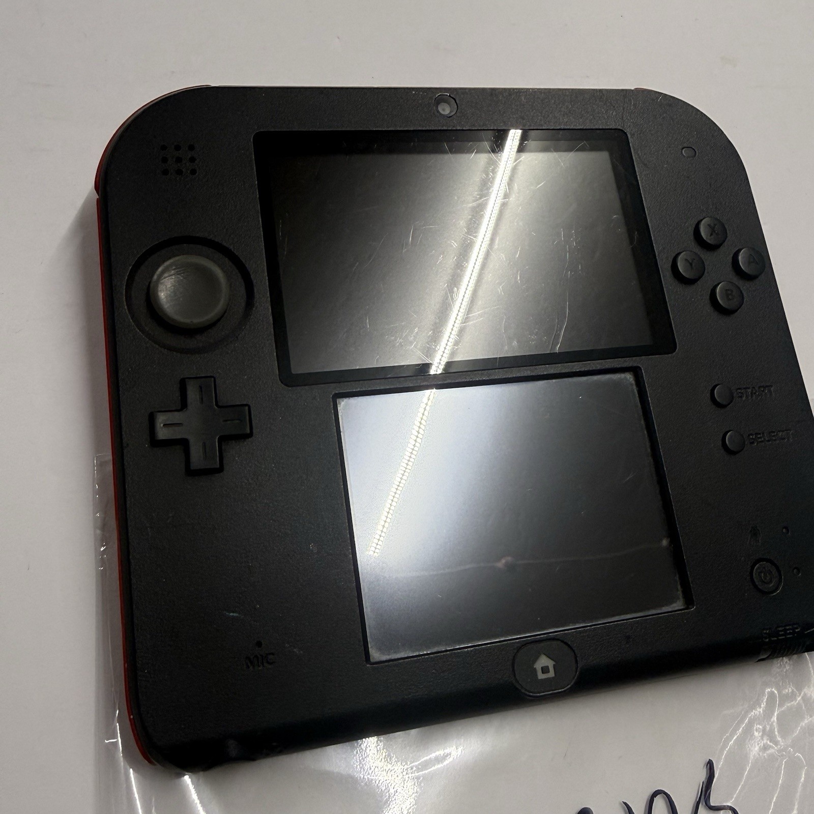 Defective 3ds – Nintendo 2ds 4GB Console Red Cracked Screens #2