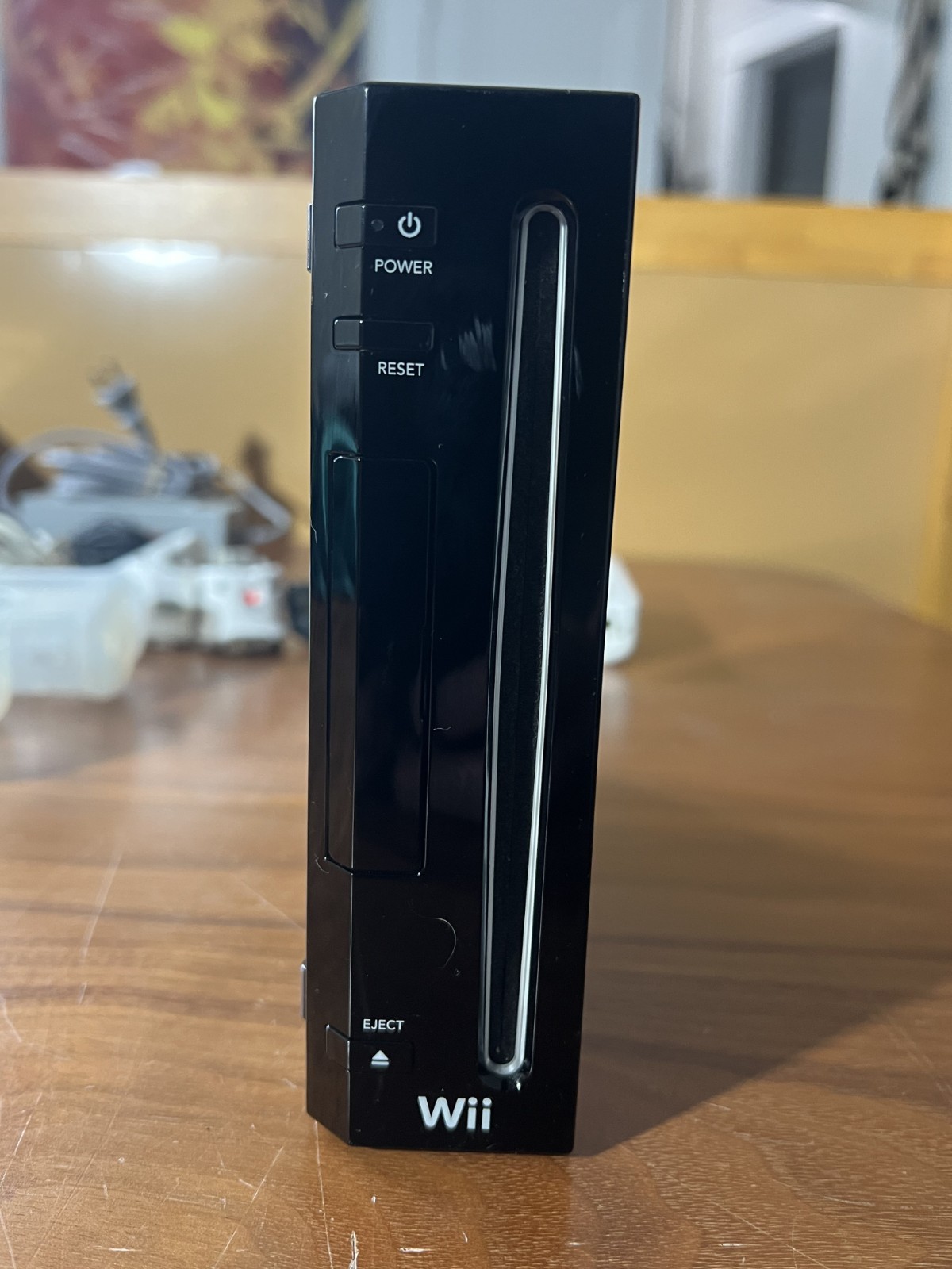 Nintendo Wii Console Black Family Game Bndle Remotes Nunchuk GameCube Compatible